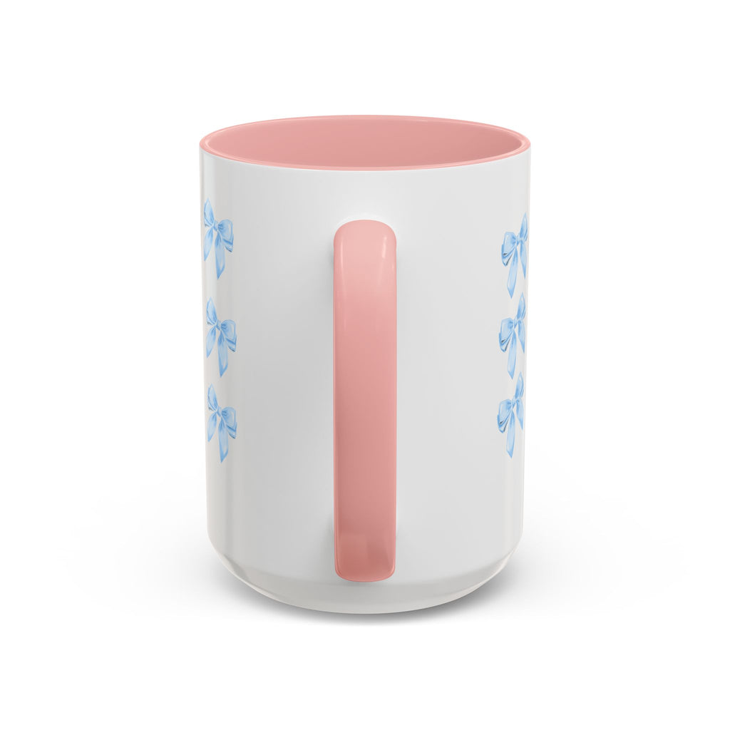 Blue Rose Accent Coffee Mug – Floral Bouquet Design (11/15 oz)