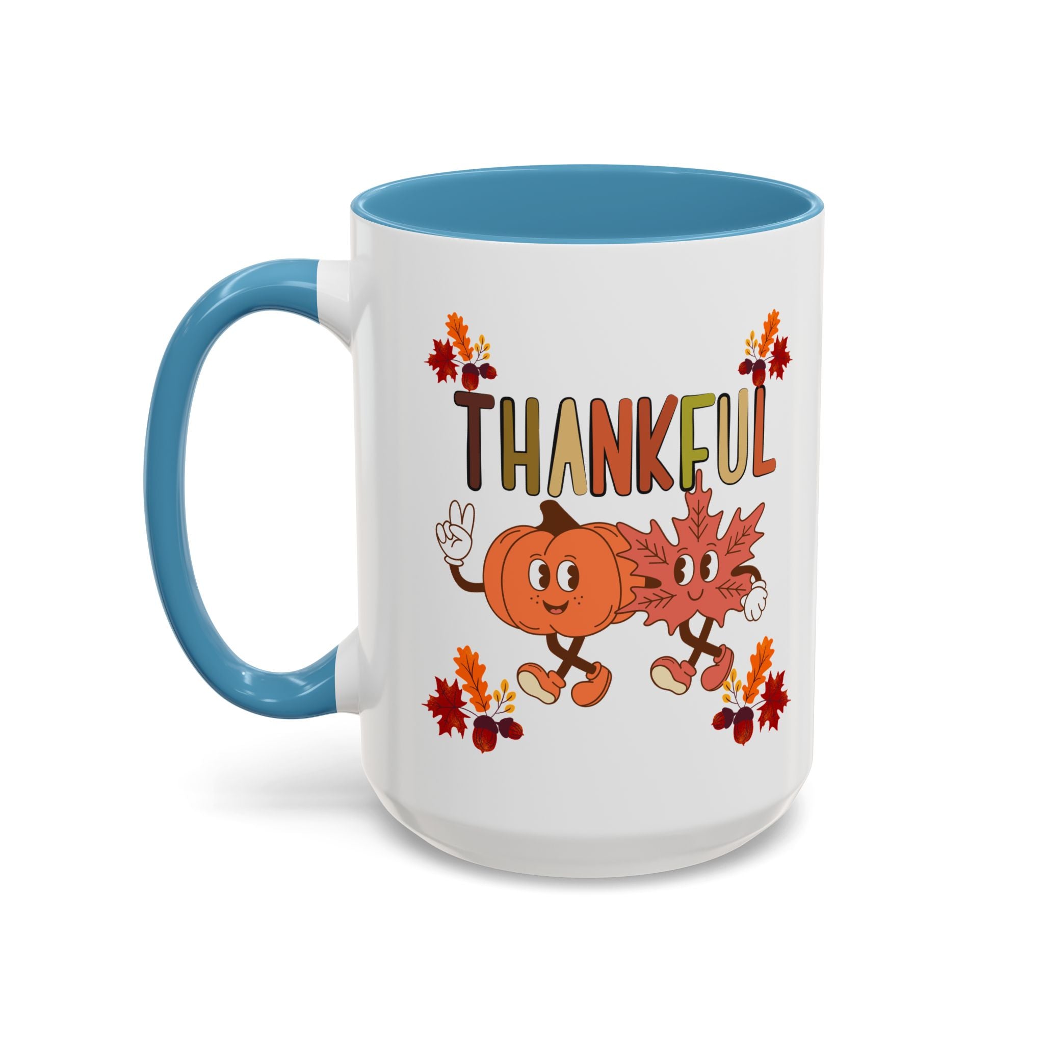 Gratitude Coffee Mug, Thankful Autumn Ceramic Cup, Thanksgiving Gift, Seasonal Drinkware, Fall Decor