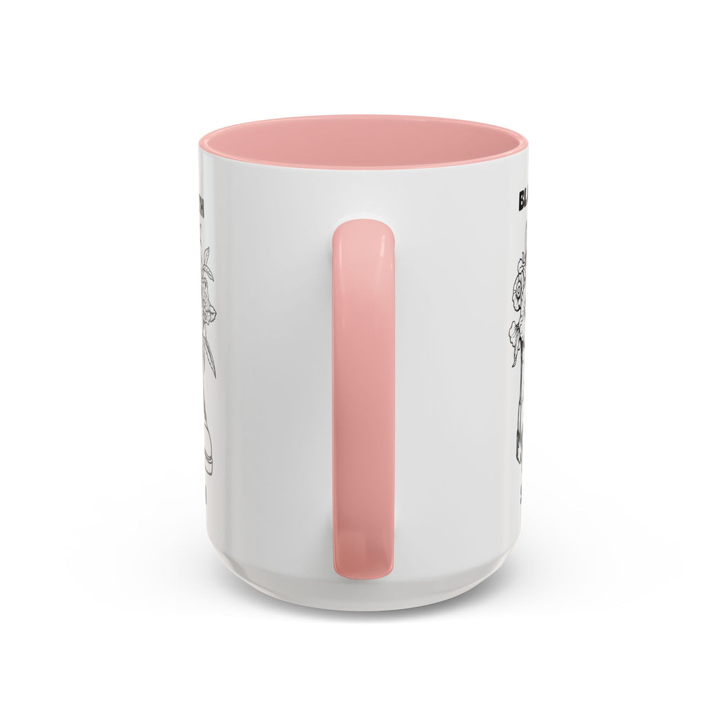 Bloom With Strength Coffee Mug — Floral Boots Inspirational Accent Mug (11/15oz)