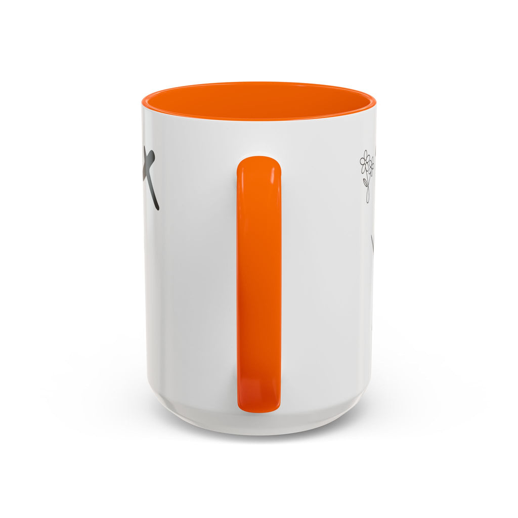 Christian Prayer Warrior Mug — "Guerrera de Oración y Hermana en Cristo" Accent Coffee Cup (11/15oz)