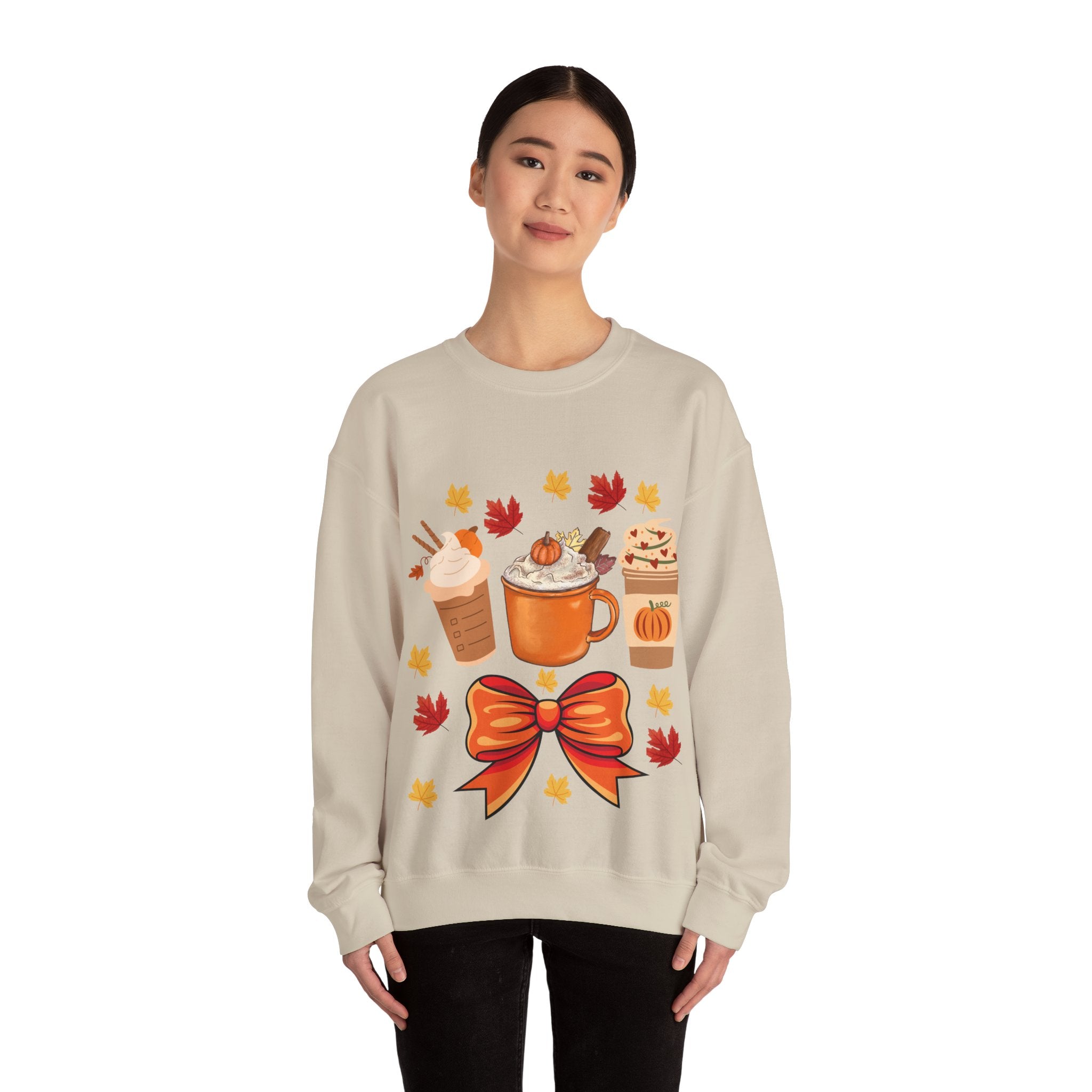 Autumn Vibes Sweatshirt, Cozy Crewneck for Fall, Pumpkin Spice Sweatshirt, Cute Gift for Thanksgiving, Warm Fashion Statement