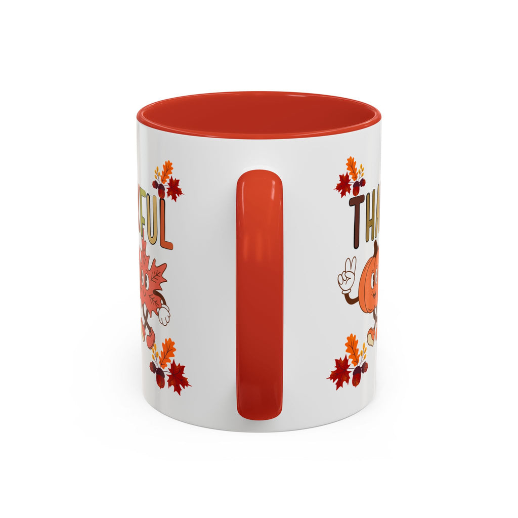 Gratitude Coffee Mug, Thankful Autumn Ceramic Cup, Thanksgiving Gift, Seasonal Drinkware, Fall Decor