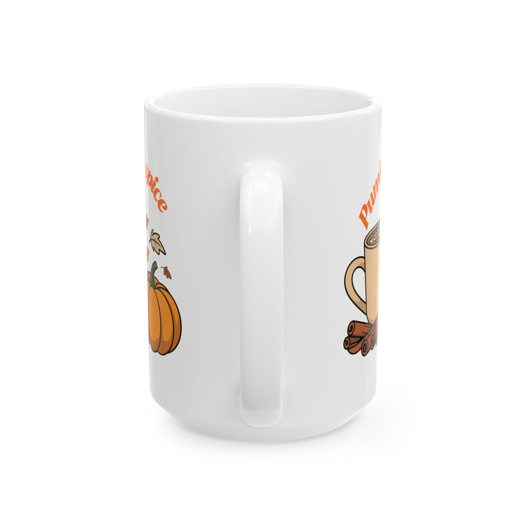 Fall Pumpkin Spice Ceramic Mug | Cozy Autumn Mug, Coffee Lover Gift, Home Decor, Fall Decor, Seasonal Drinkware