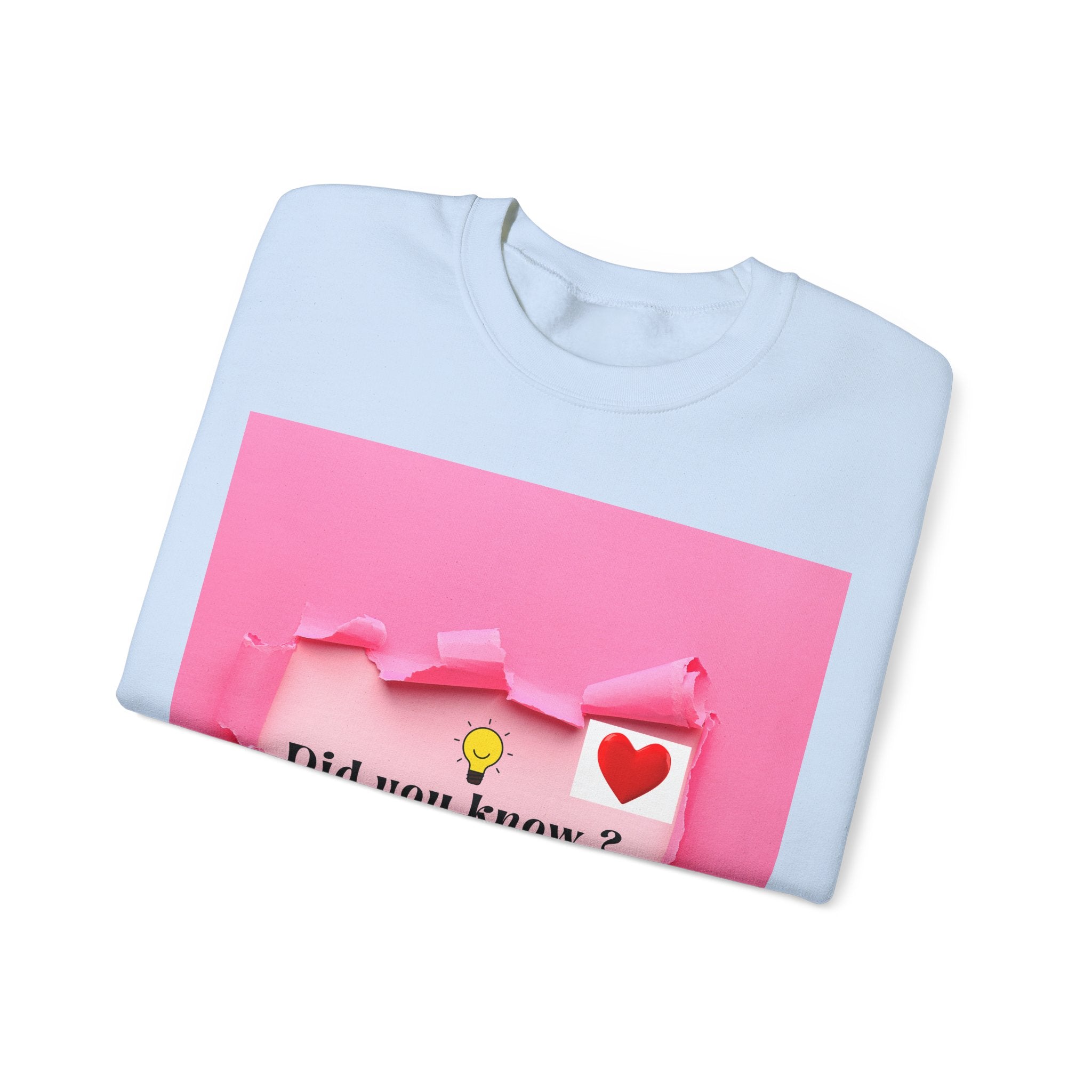 Cute Love Message Crewneck Sweatshirt, Cozy Gift for Her, Valentine's Day, Inspirational Sweater, Comfortable Everyday Wear