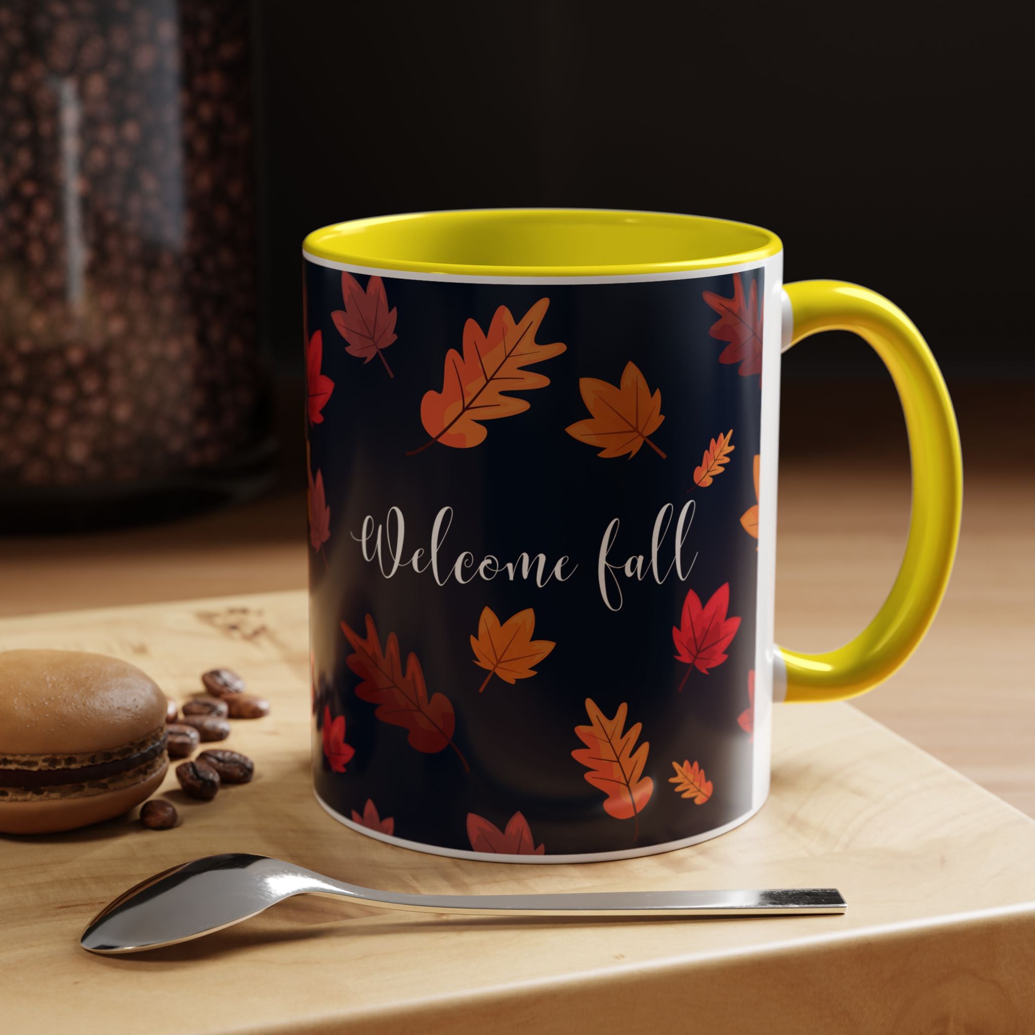 Welcome Fall Coffee Mug - Autumn Vibes, Seasonal Gift, Fall Decor, Hot Beverage Cup, Cozy Kitchenware