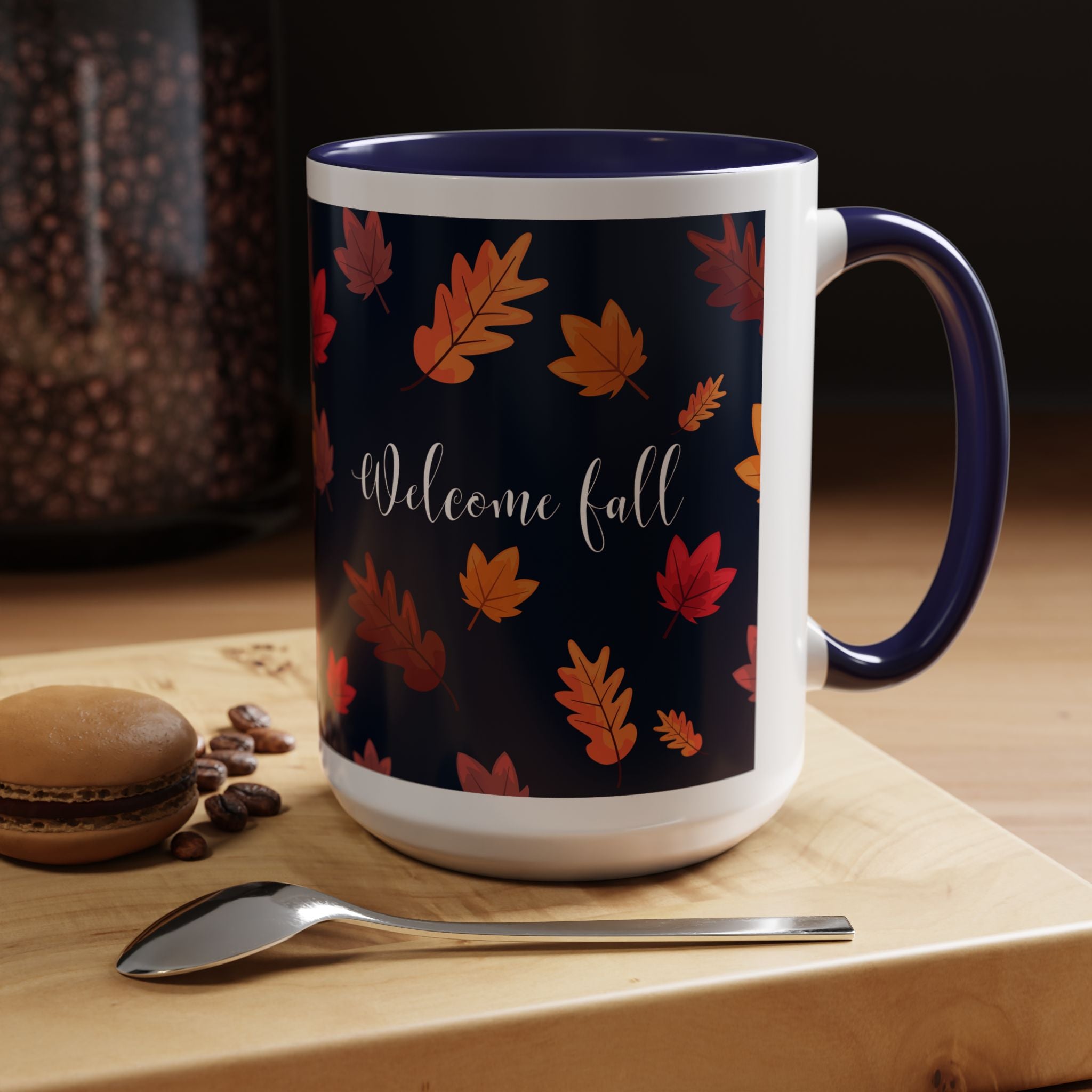 Welcome Fall Coffee Mug - Autumn Vibes, Seasonal Gift, Fall Decor, Hot Beverage Cup, Cozy Kitchenware