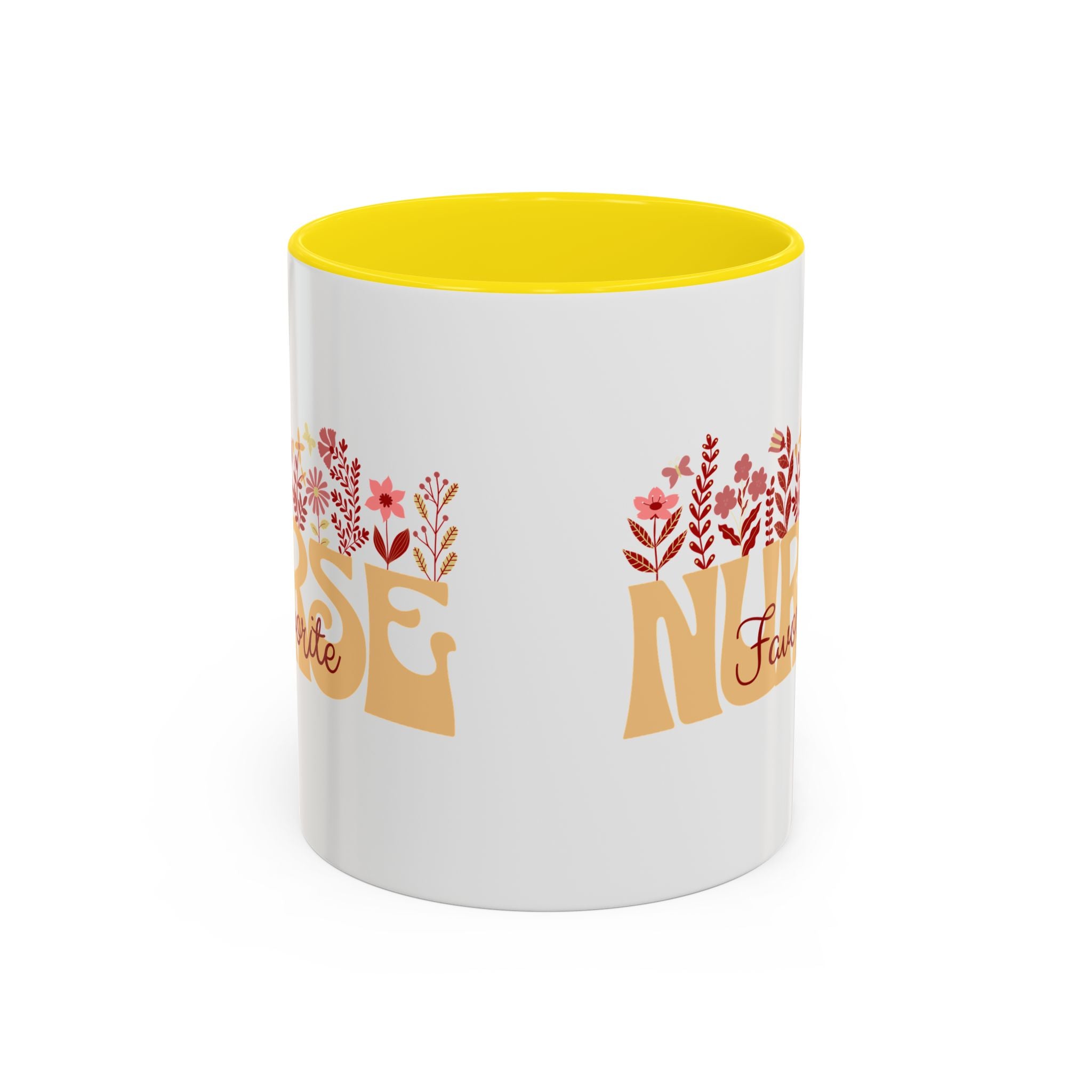 Nurse Favorite Coffee Mug | Floral Mug for Nurses | Gift for Nurse Appreciation Week, Nurses Day, Medical Professionals