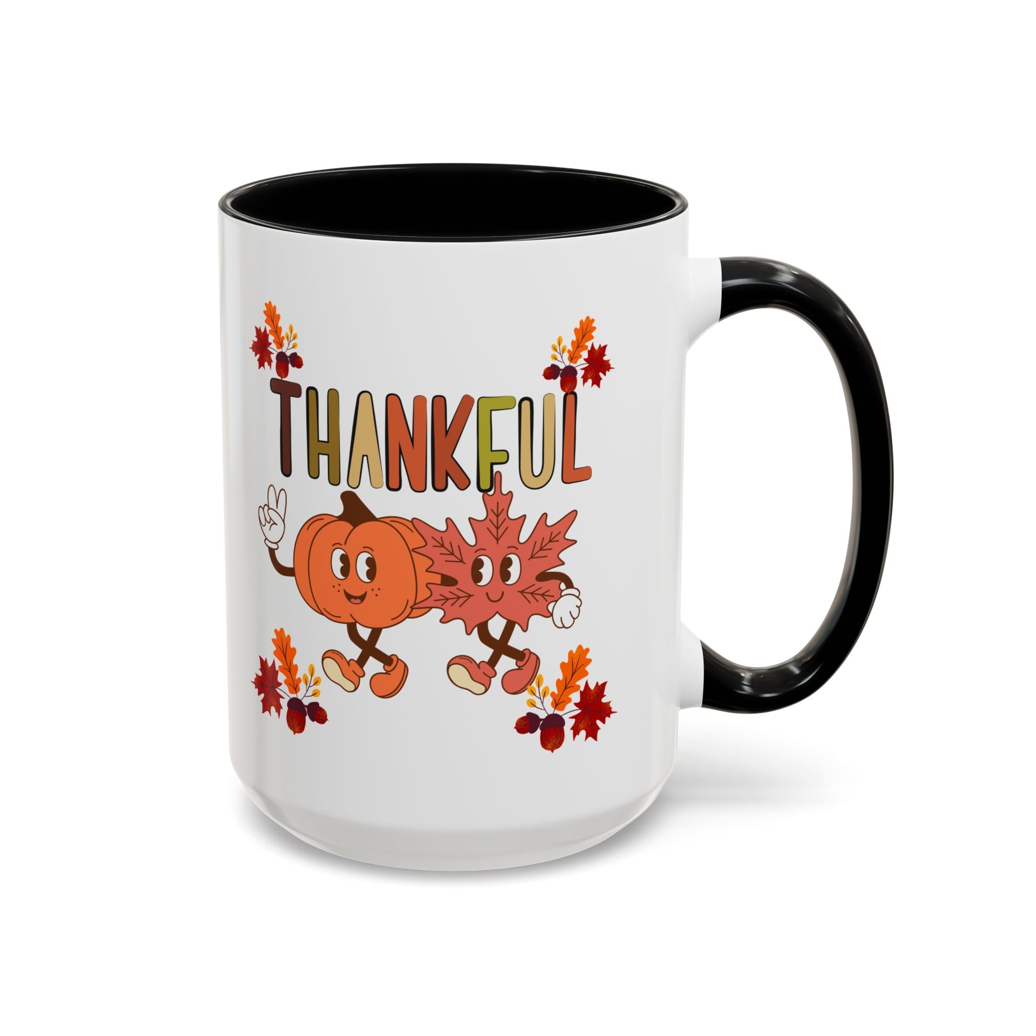 Gratitude Coffee Mug, Thankful Autumn Ceramic Cup, Thanksgiving Gift, Seasonal Drinkware, Fall Decor
