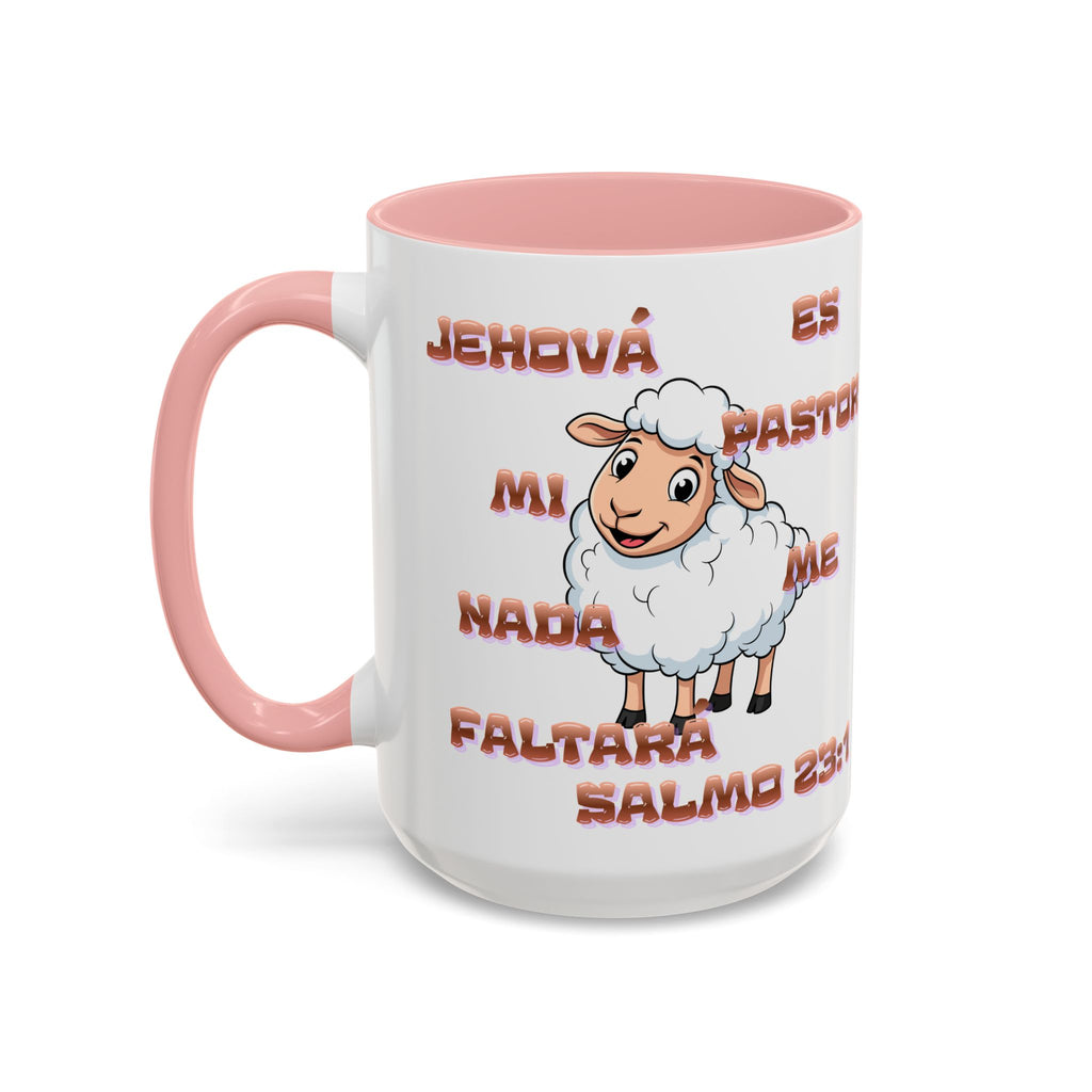 Jehová Es Mi Pastor Coffee Mug — Salmo 23:1 Spanish Christian Accent Mug