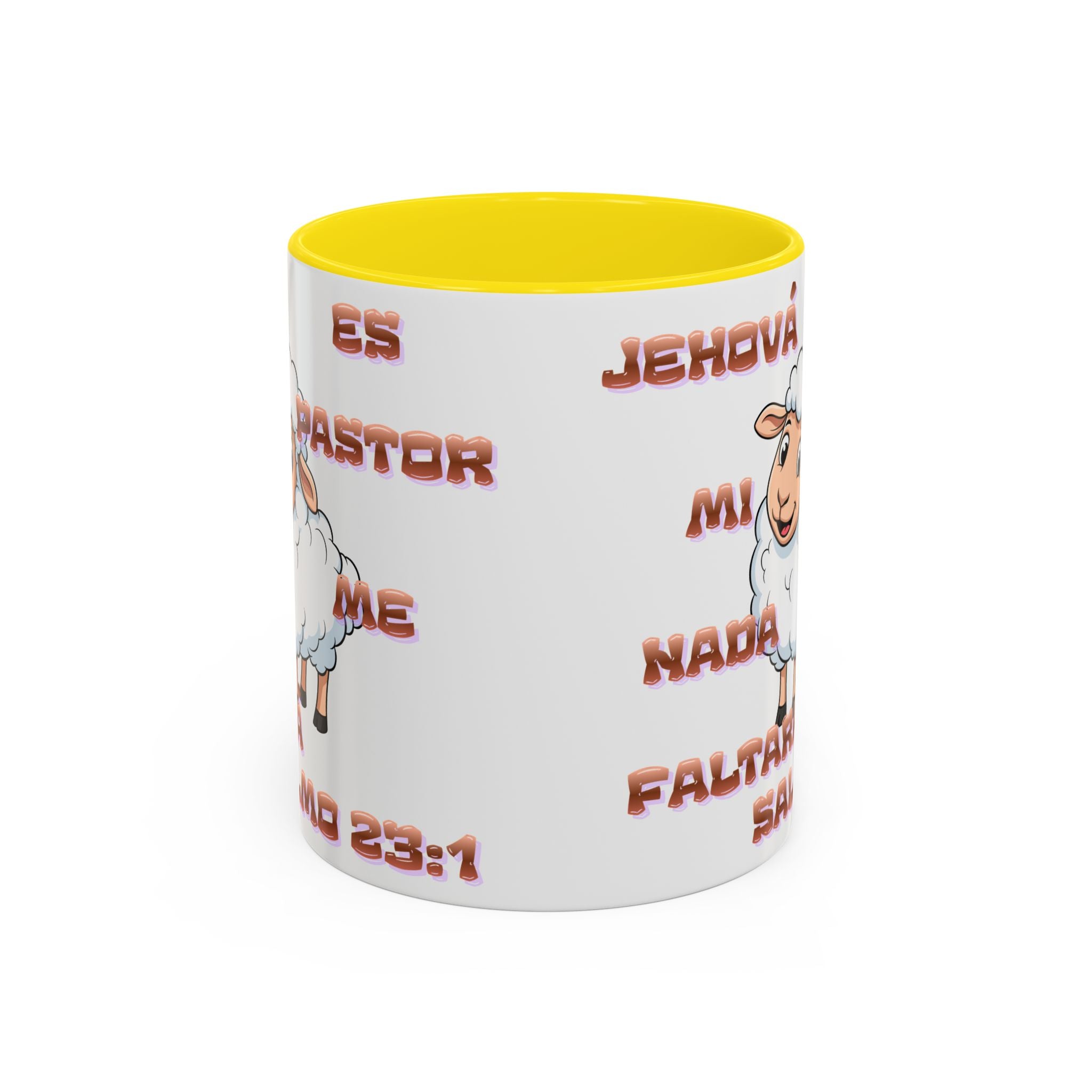 Jehová Es Mi Pastor Coffee Mug — Salmo 23:1 Spanish Christian Accent Mug