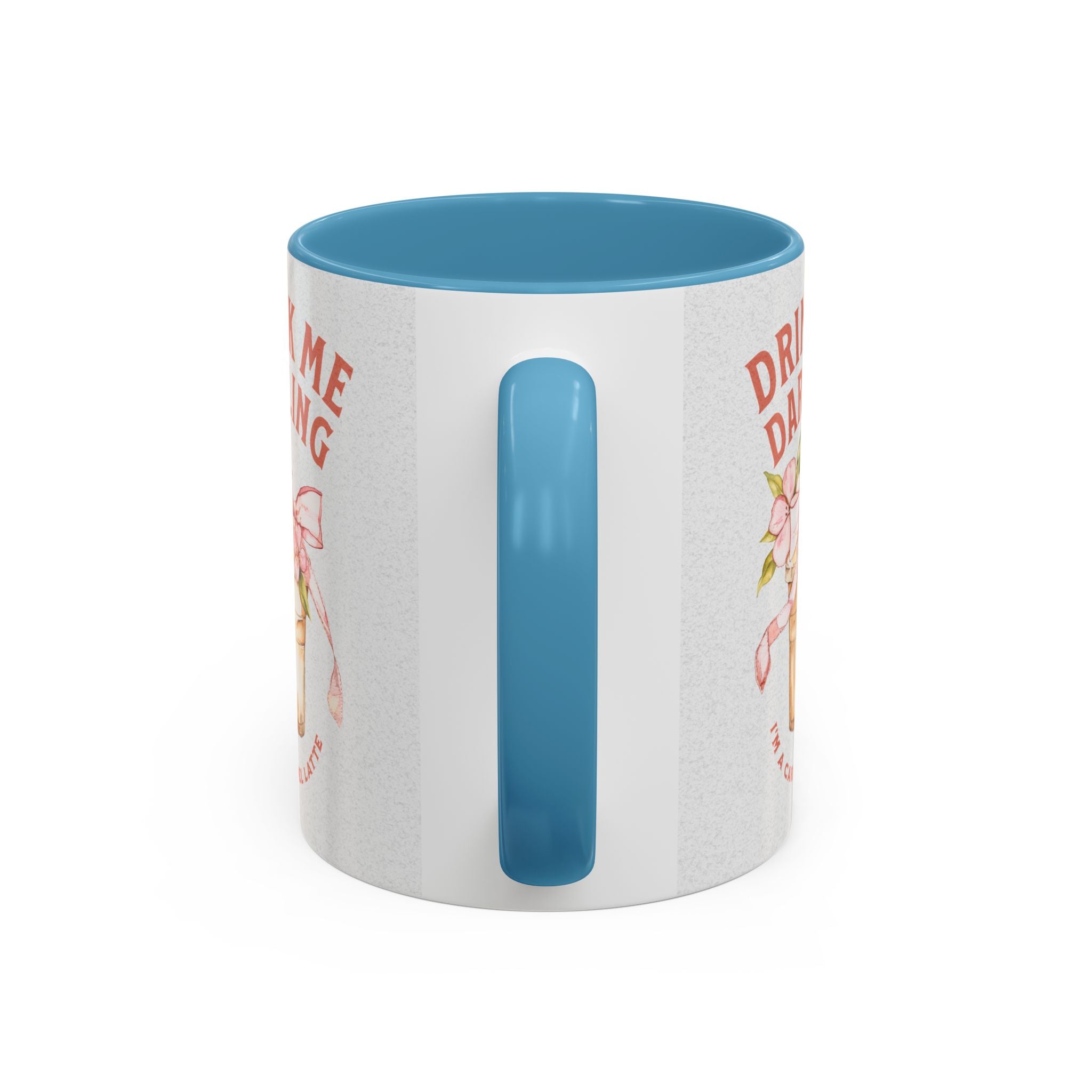 Darling Caramel Latte Coffee Mug - Fun Accent Design for Coffee Lovers