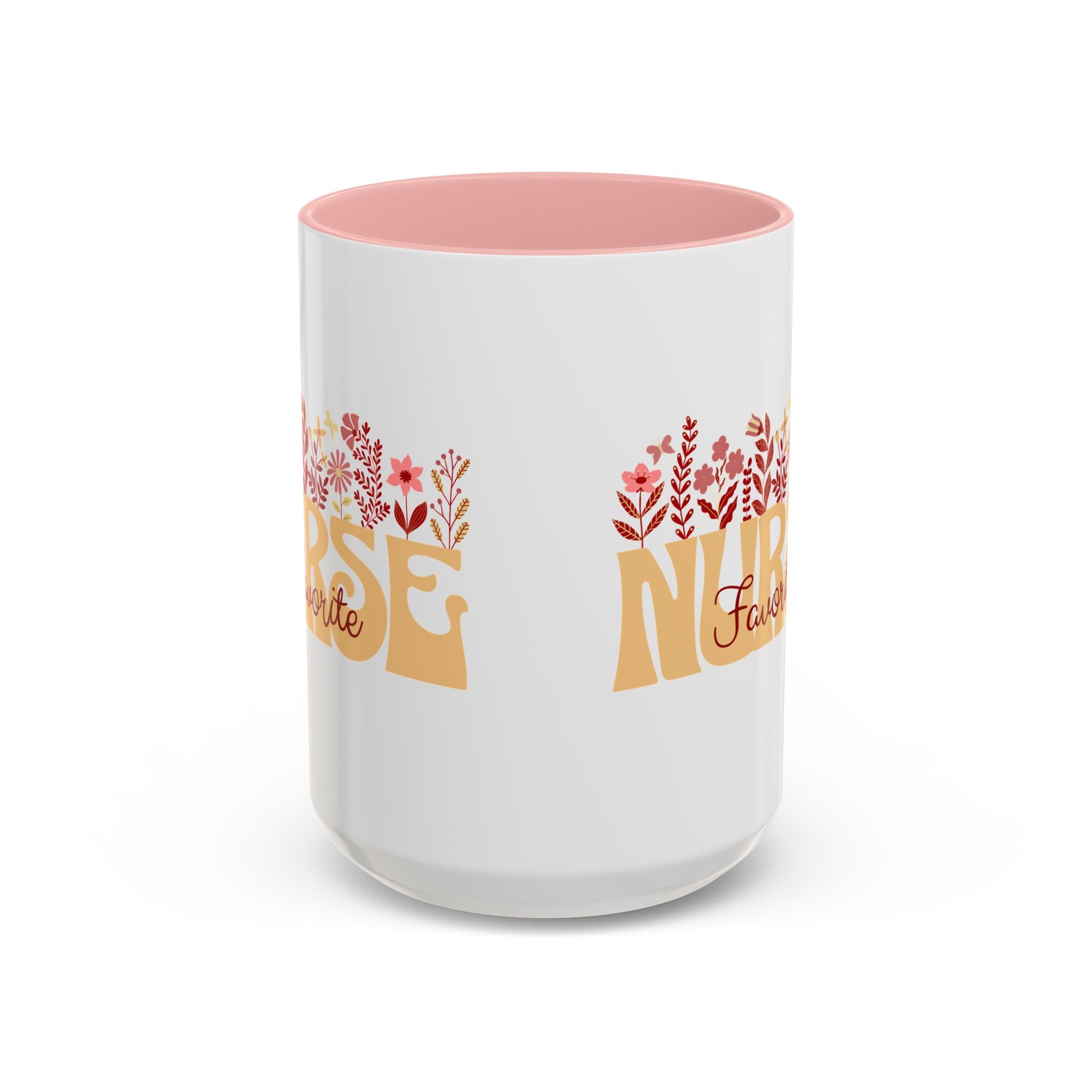 Nurse Favorite Coffee Mug | Floral Mug for Nurses | Gift for Nurse Appreciation Week, Nurses Day, Medical Professionals