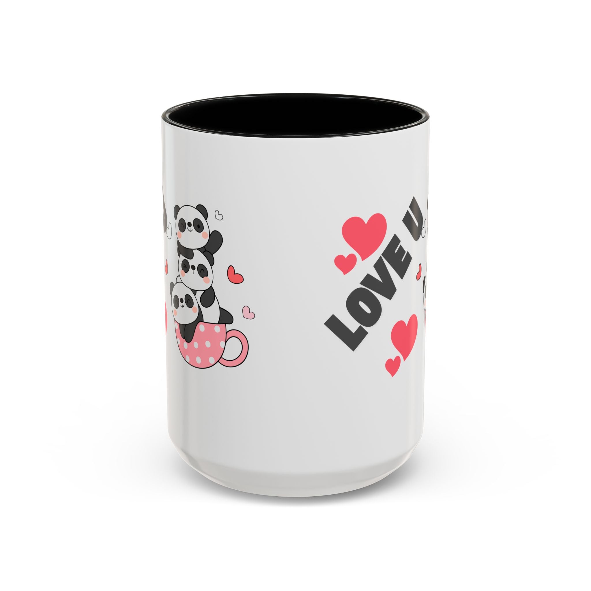 Adorable Panda Love Coffee Mug - Perfect Gift for Couples, Birthdays, Valentine's Day, Cute Kitchen Decor
