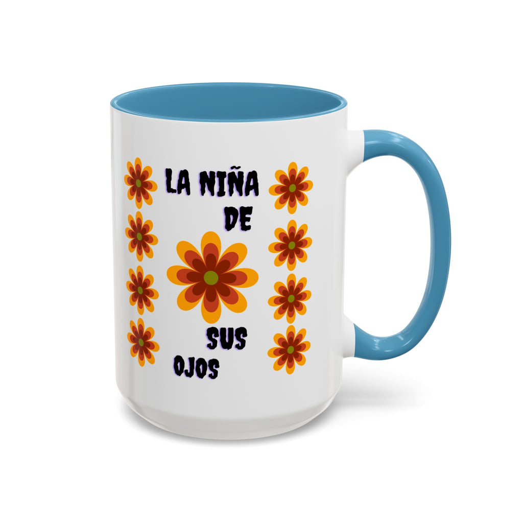 Bright Floral Accent Coffee Mug for Gifts, Home Decor, Coffee Lovers, Spanish Quote, Perfect for Special Occasions