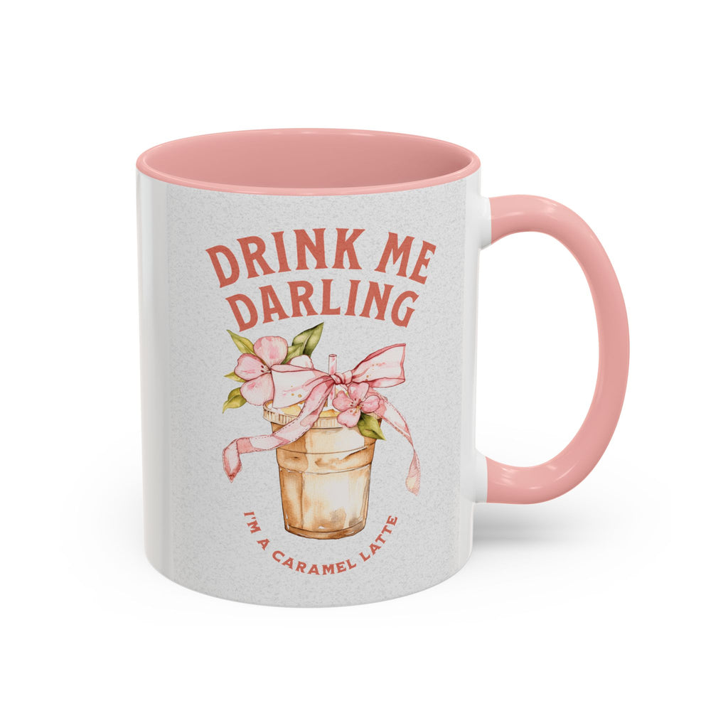Darling Caramel Latte Coffee Mug - Fun Accent Design for Coffee Lovers
