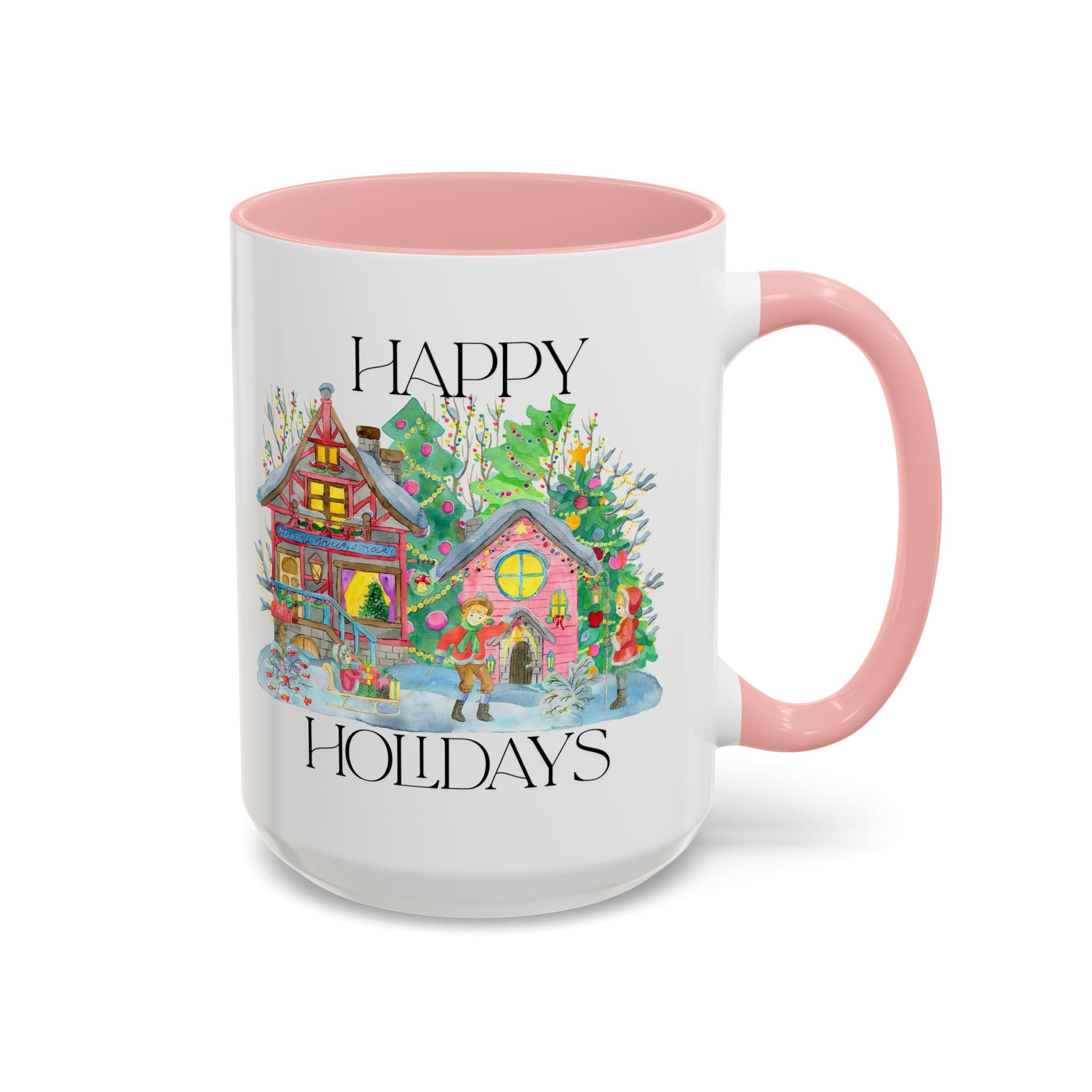 Festive Holiday Coffee Mug - Perfect Gift for Christmas, Winter Decor, Cozy Home Vibe, Holiday Gatherings, Cheerful Sips