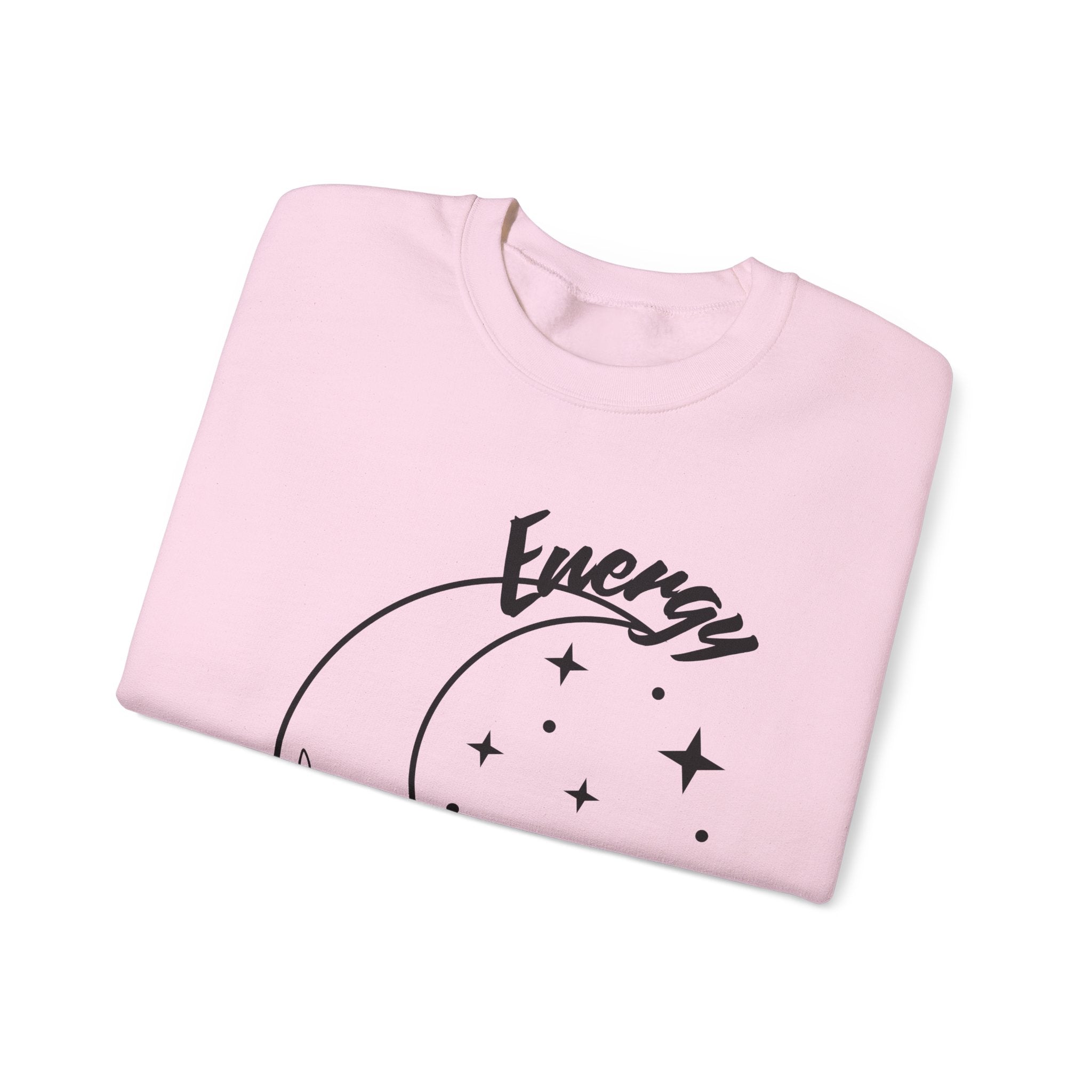 Celestial Energy Sweatshirt, Moon and Flowers Crewneck, Cozy Unisex Top, Astrology Gift, Spiritual Apparel, Birthday Gift, Everyday Wear
