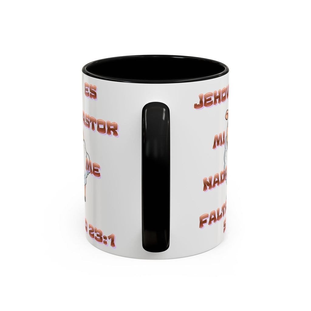 Jehová Es Mi Pastor Coffee Mug — Salmo 23:1 Spanish Christian Accent Mug