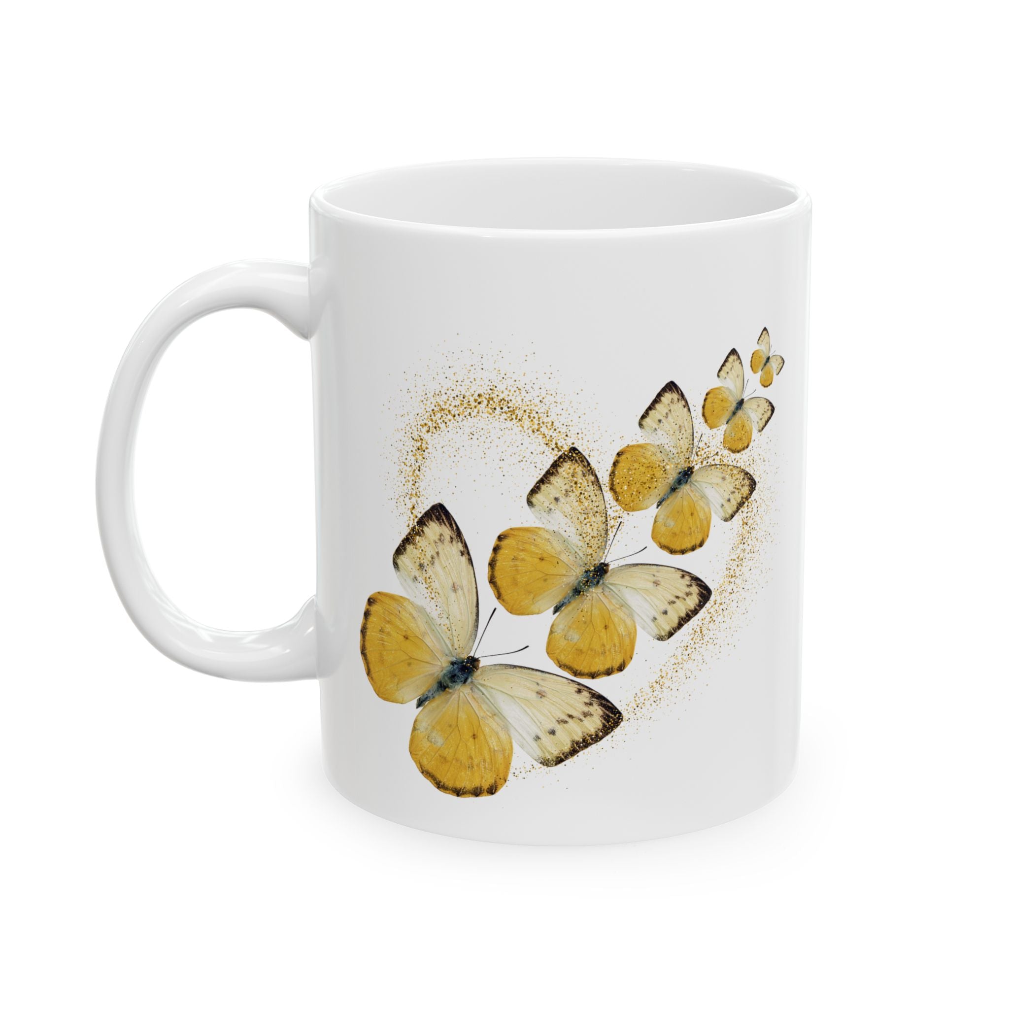 butterflyPower Ceramic Mug, butterfly Coffee Cup, Nature Lover Gift, Tea Mug, Home Decor, Gift for Her