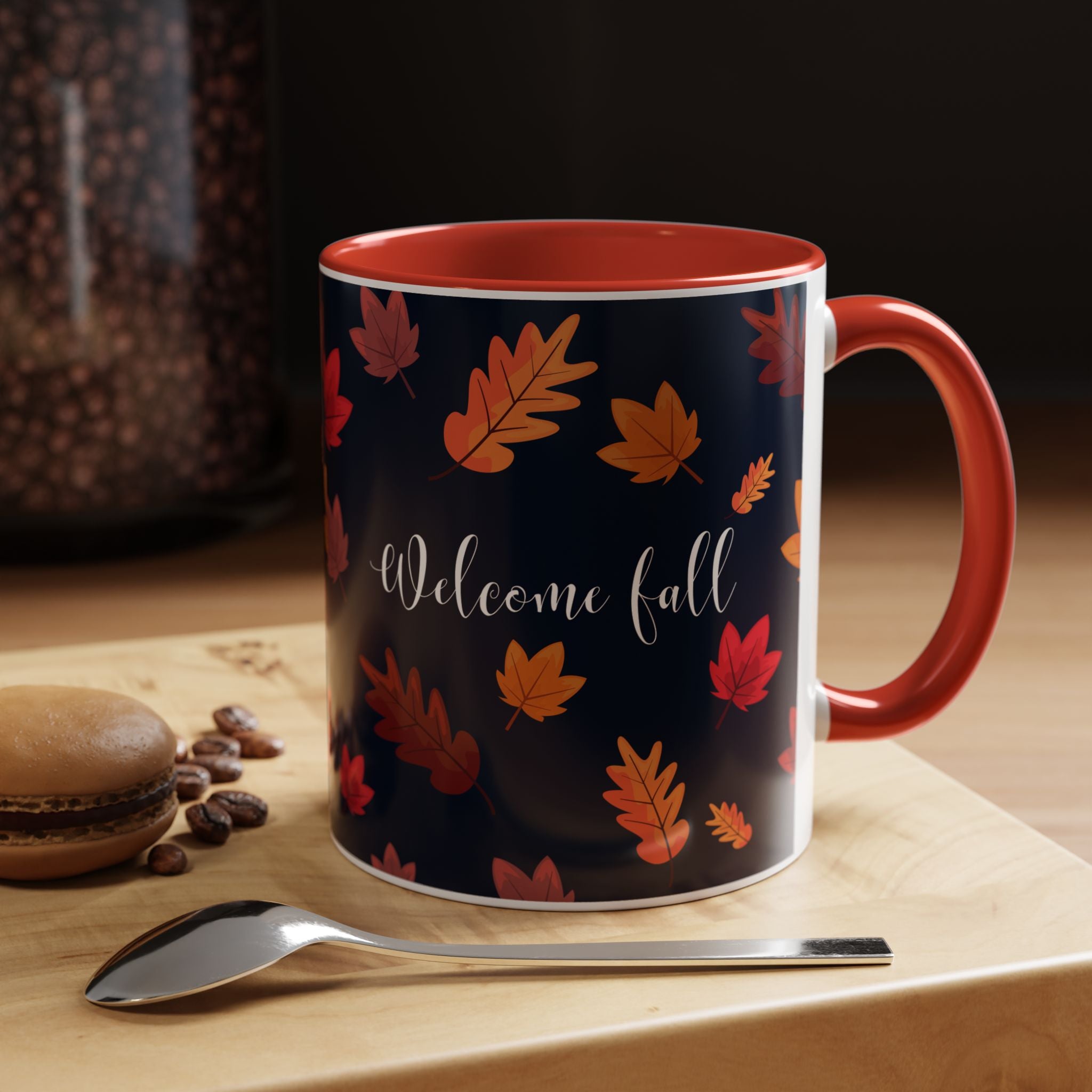 Welcome Fall Coffee Mug - Autumn Vibes, Seasonal Gift, Fall Decor, Hot Beverage Cup, Cozy Kitchenware