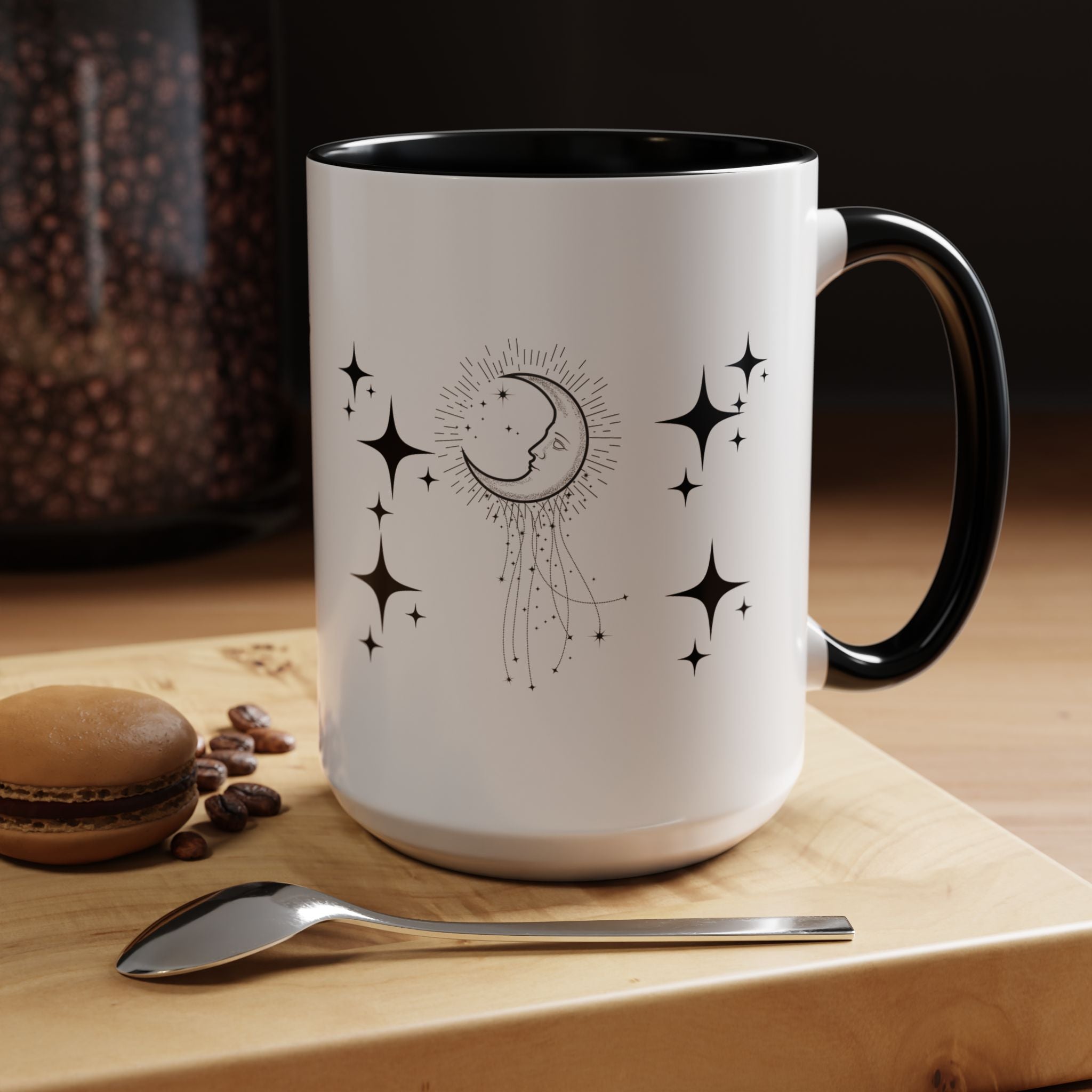Celestial Dreamer Coffee Mug - Inspirational Gift, Moon and Star Design, Cosmic Vibe, Perfect for Home, Office, Astrophysics Lovers, [...]