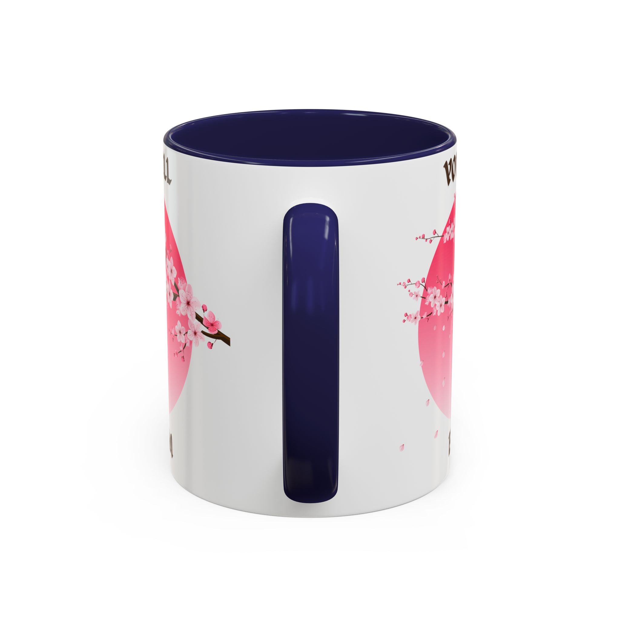 You Will Bloom Accent Coffee Mug — Cherry Blossom Inspirational 11/15oz