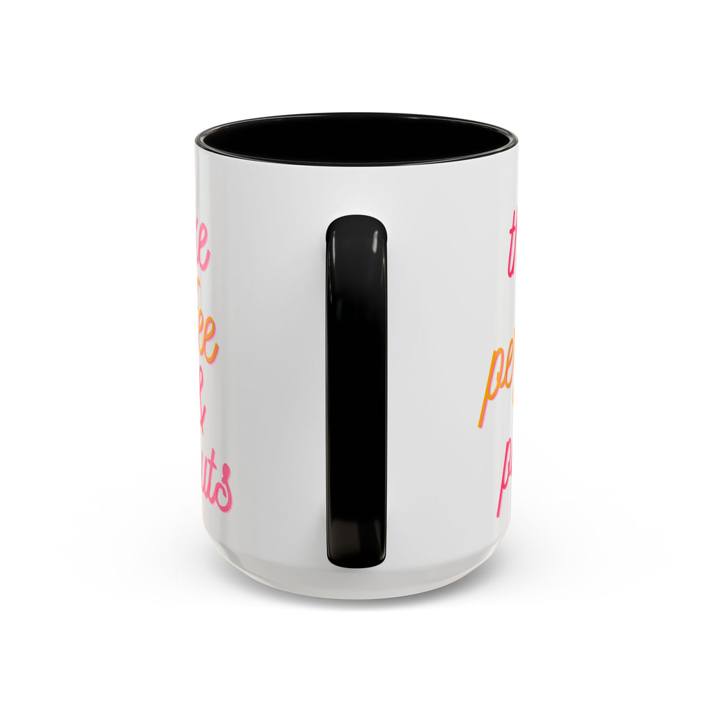 Like Coffee & Donuts Accent Coffee Mug — Cute Donut & Coffee Cup Design (11/15oz)