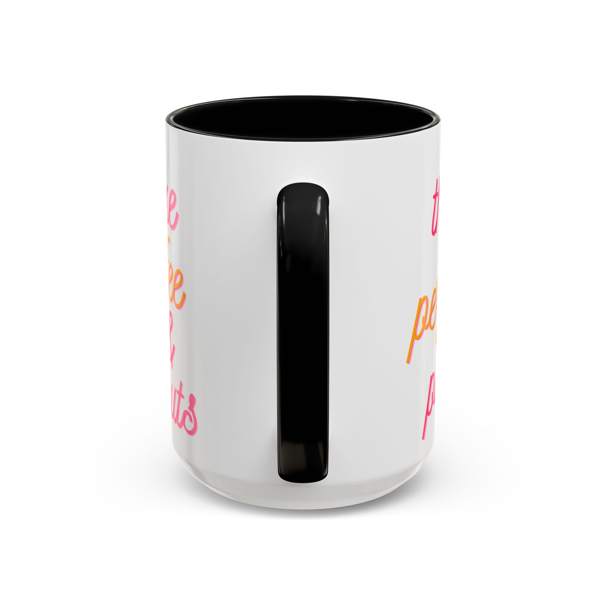 Like Coffee & Donuts Accent Coffee Mug — Cute Donut & Coffee Cup Design (11/15oz)