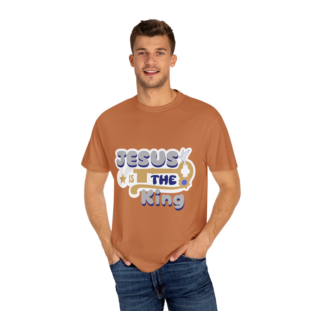 Jesus Is The King T-Shirt — Retro Christian Faith Tee