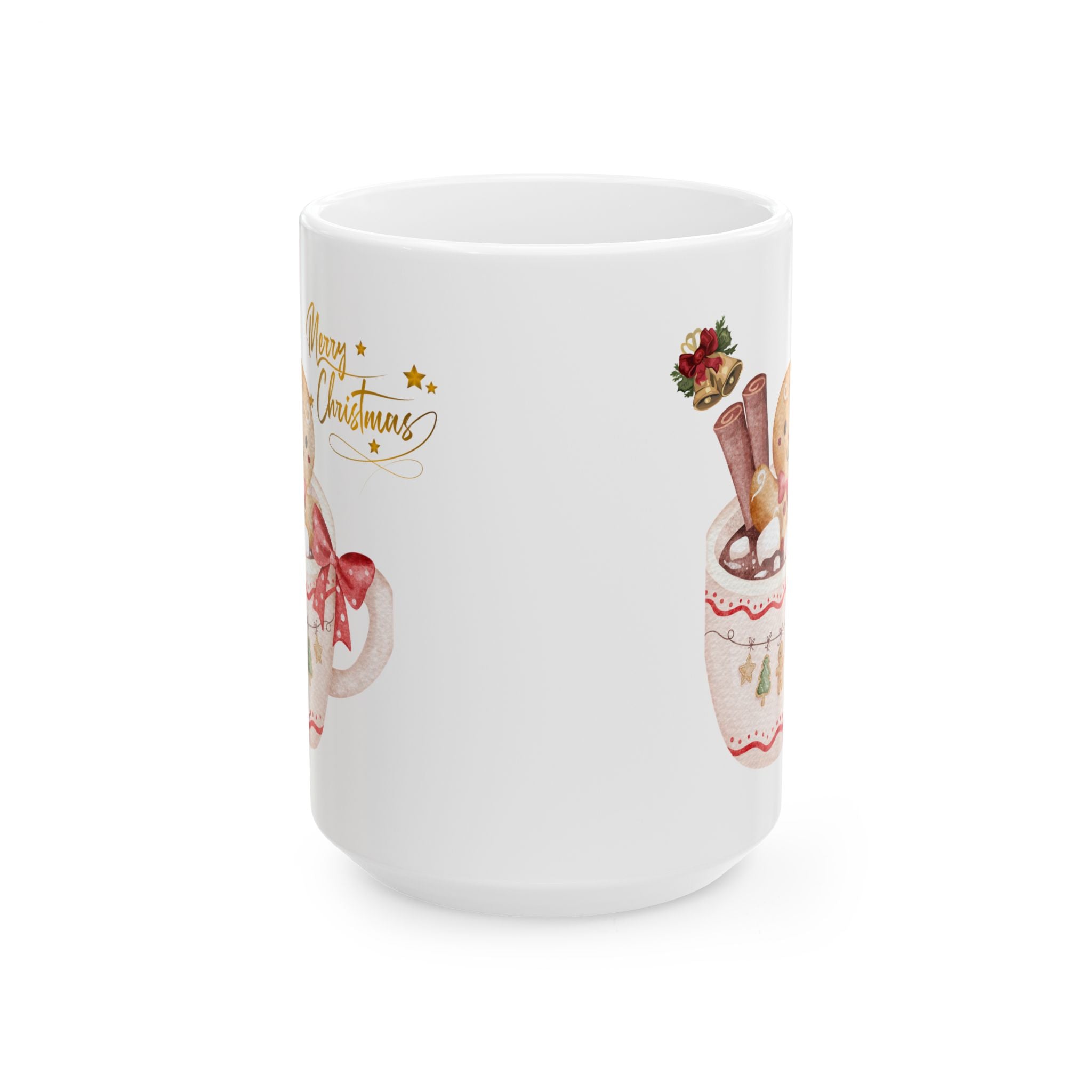 Festive Christmas Mug, Holiday Gift, Coffee Cup, Winter Decor, Ceramic Mug, Christmas Celebration