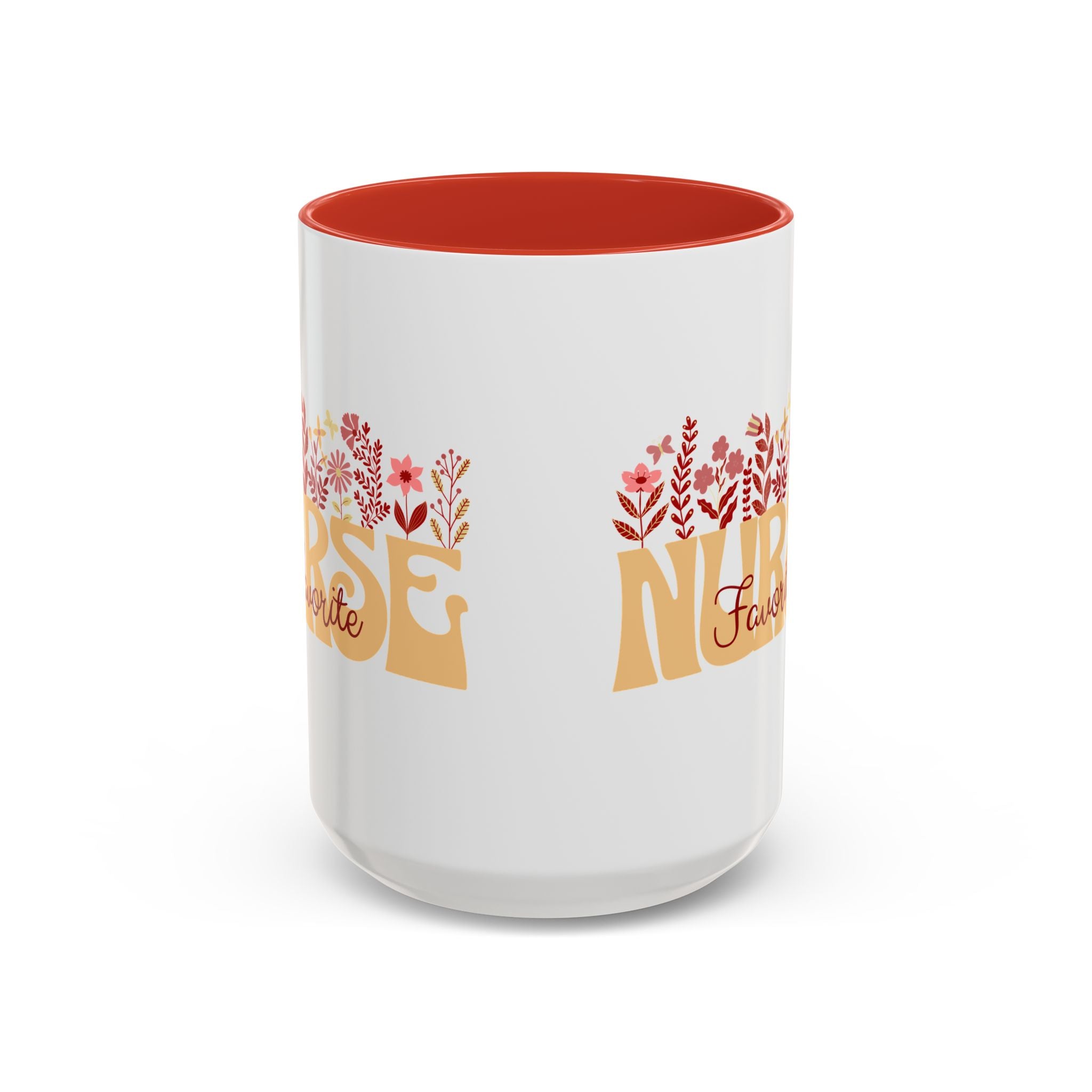 Nurse Favorite Coffee Mug | Floral Mug for Nurses | Gift for Nurse Appreciation Week, Nurses Day, Medical Professionals