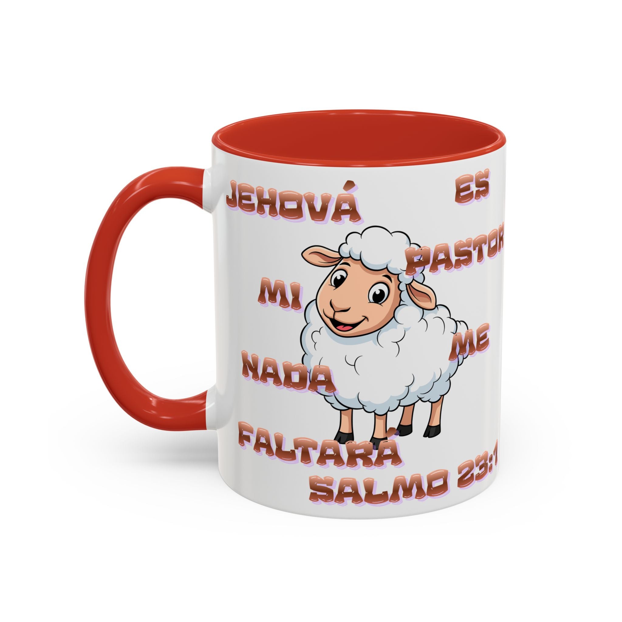 Jehová Es Mi Pastor Coffee Mug — Salmo 23:1 Spanish Christian Accent Mug