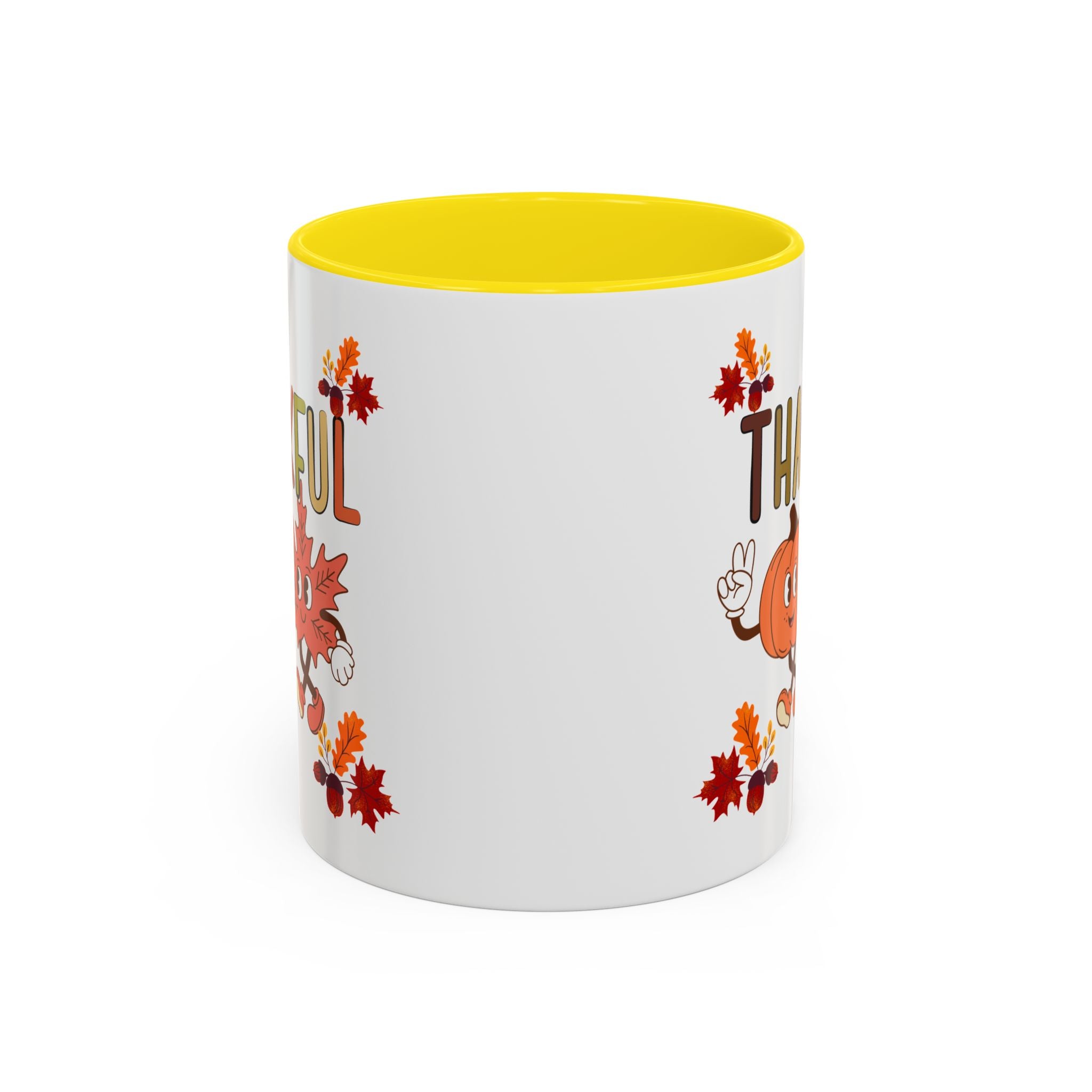 Gratitude Coffee Mug, Thankful Autumn Ceramic Cup, Thanksgiving Gift, Seasonal Drinkware, Fall Decor