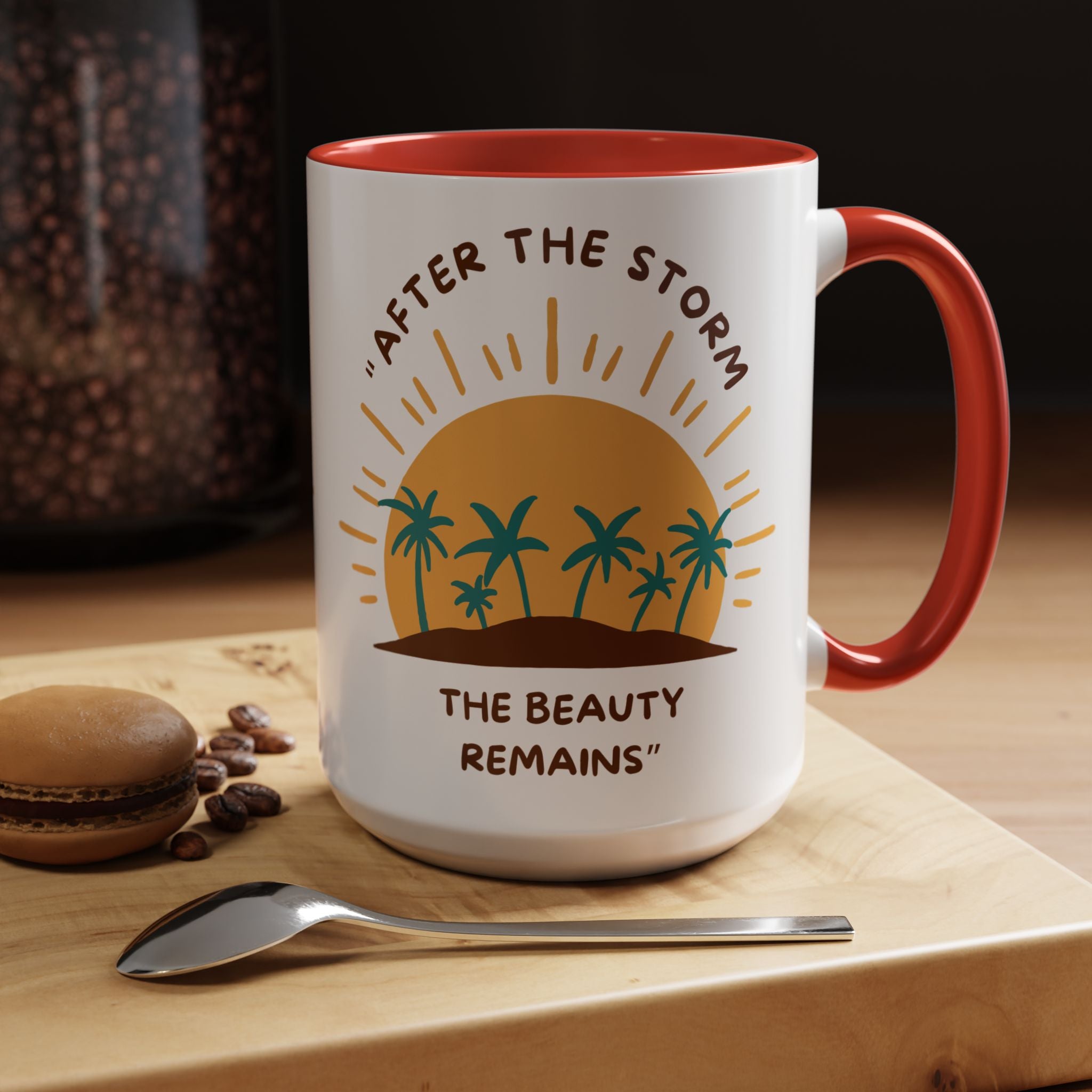 Inspirational Coffee Mug, Coffee Lover Gift, Motivational Ceramic Mug, Beach Decor, Tropical Kitchen Accessories, Home Office Mug, [...]