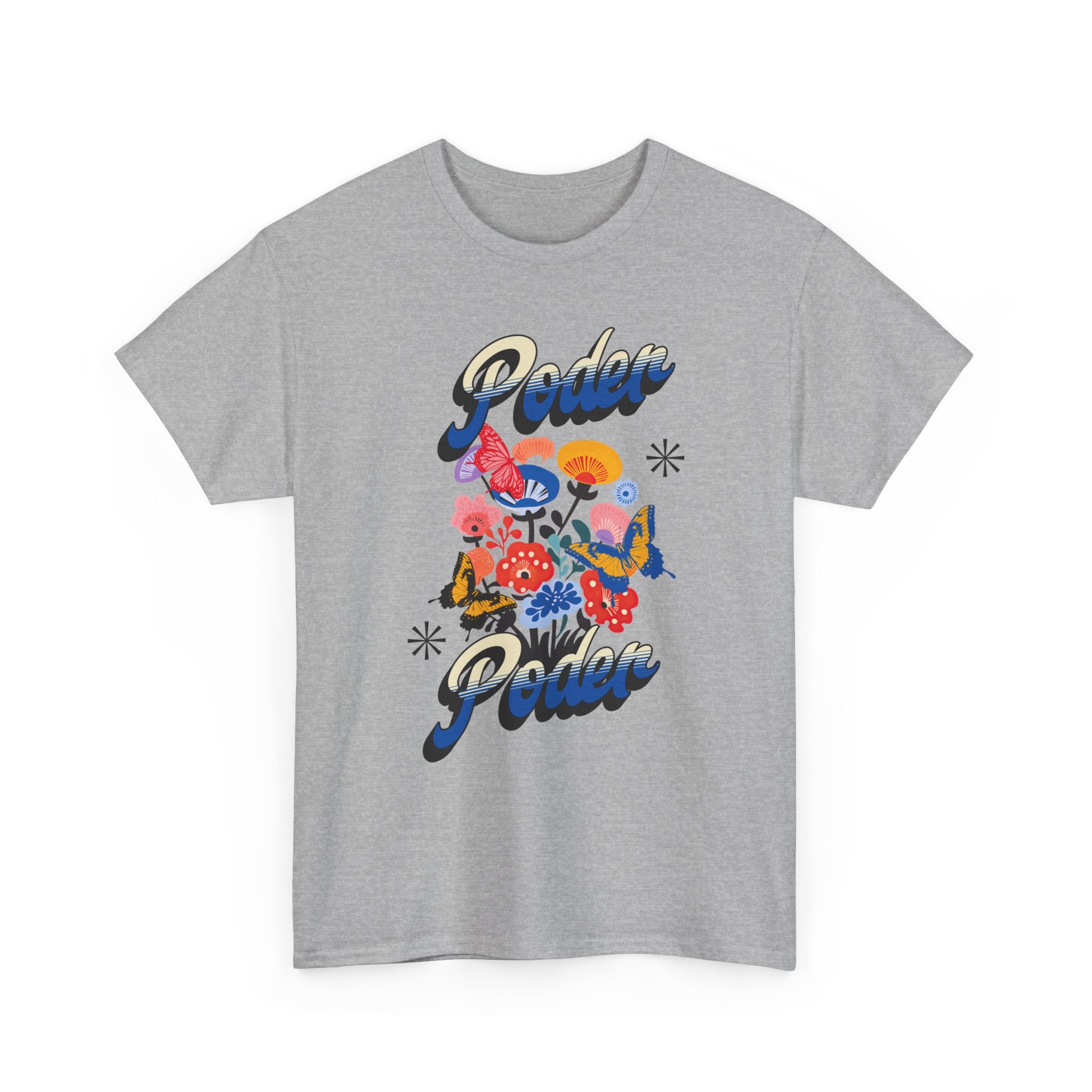 Floral Retro Unisex Cotton Tee, Vintage Floral T-Shirt, Casual Wear, Gift for Garden Lovers, Summer Fashion