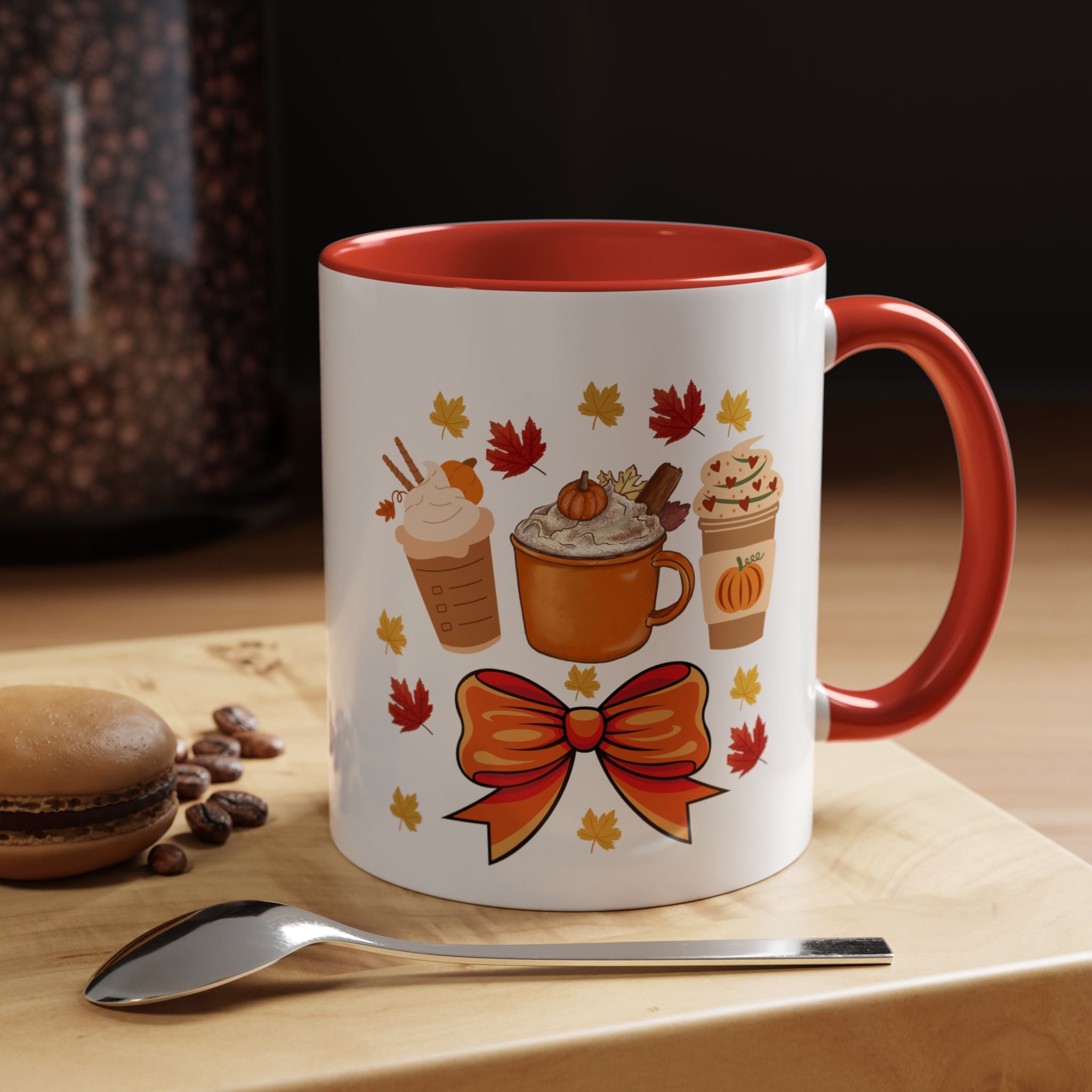 Autumn Coffee Mug, Fall Decor, Pumpkin Spice Gift, Cozy Coffee Cup, Seasonal Kitchenware