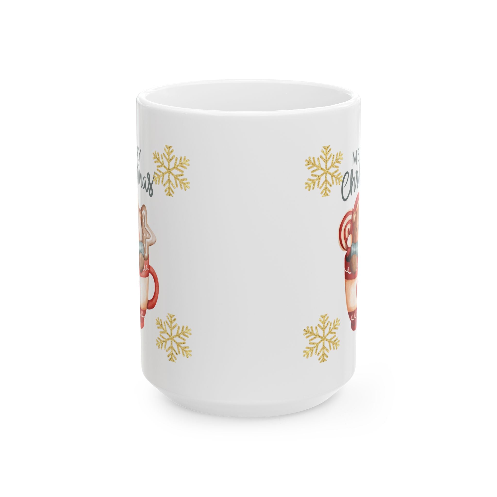 Festive Holiday Ceramic Mug - Perfect for Christmas, Winter, Coffee Lovers, Gift for Him/Her, Hot Chocolate