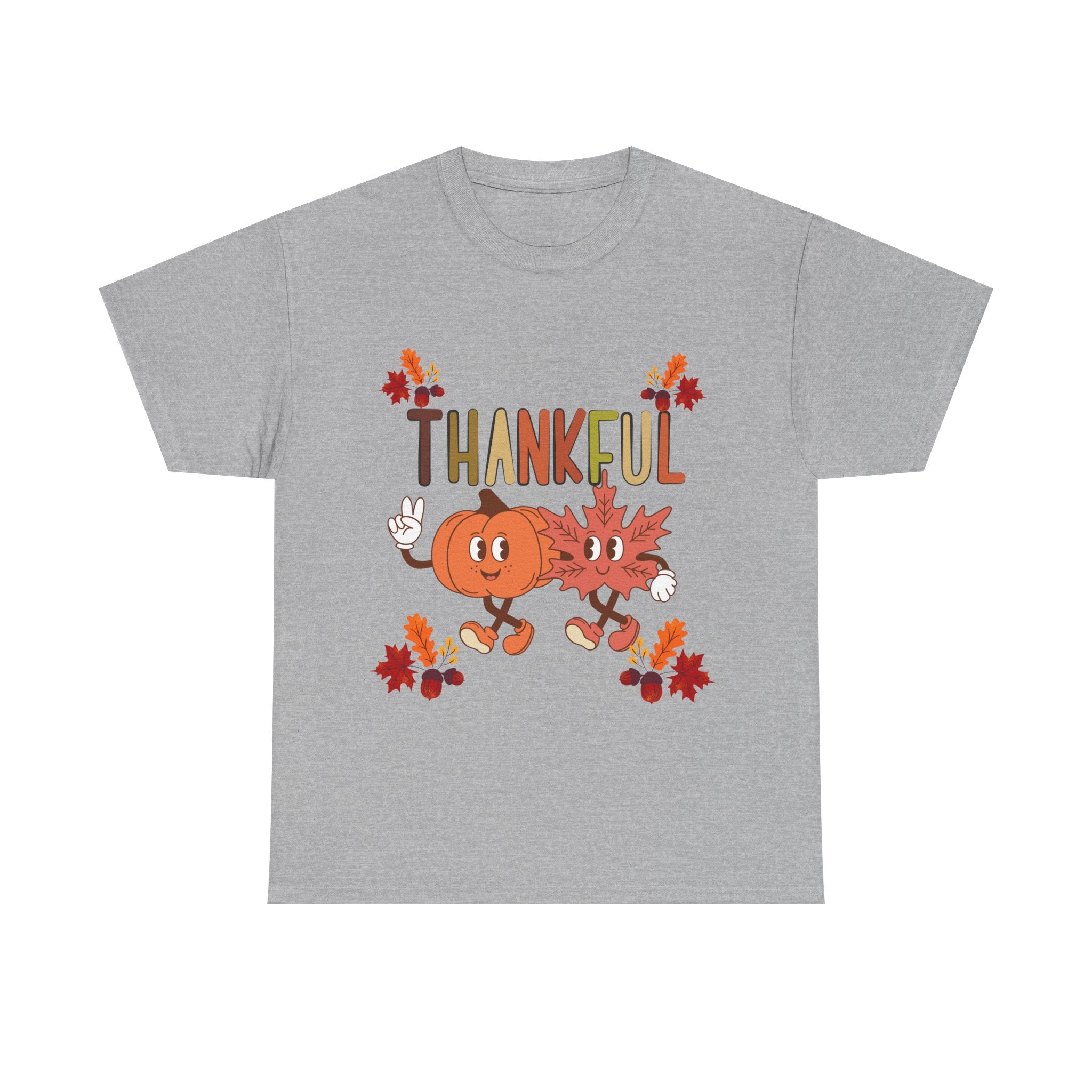 Thankful Fall Unisex Tee, Autumn Shirt, Thanksgiving Gift, Cute Graphic T-Shirt, Seasonal Wear, Holiday Apparel