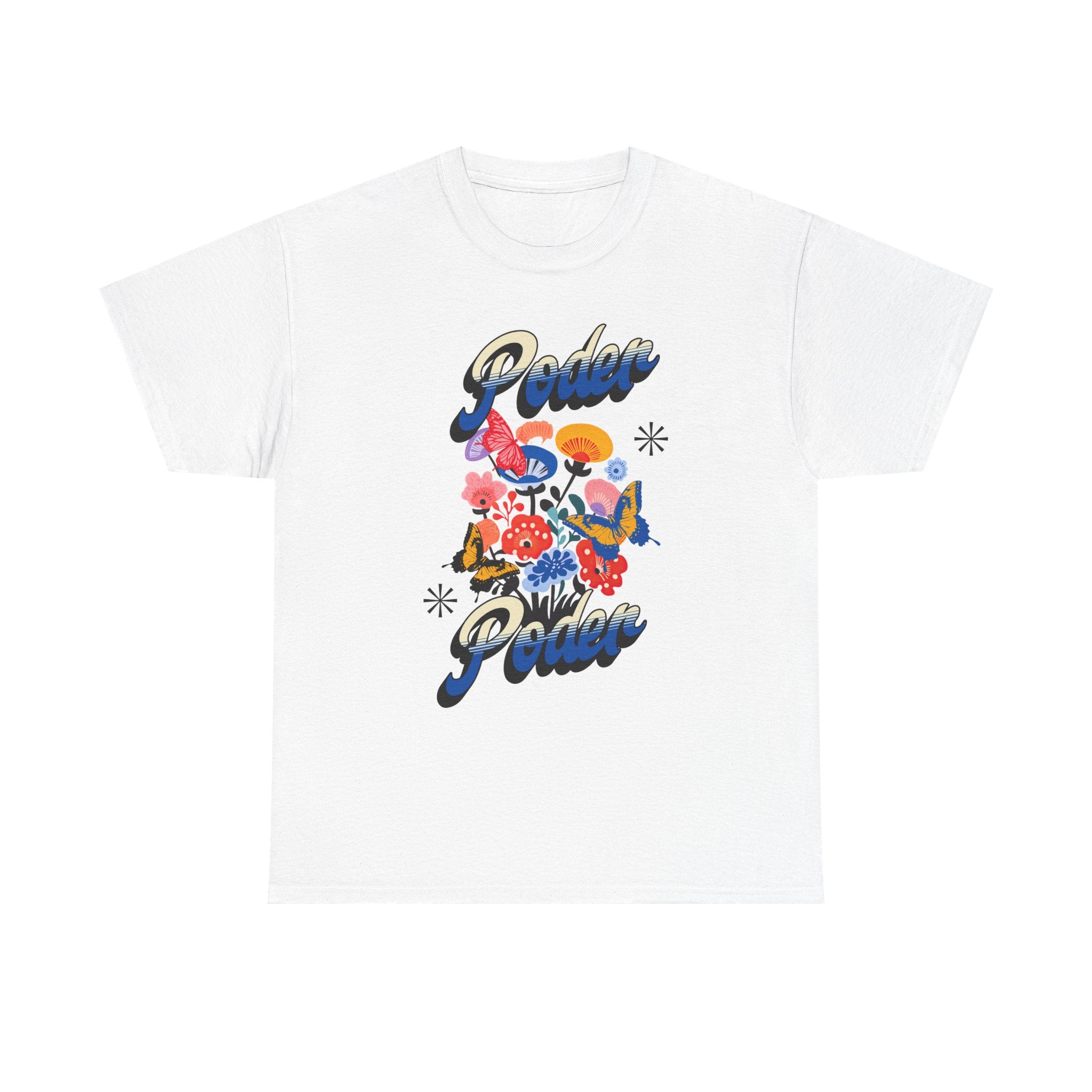 Floral Retro Unisex Cotton Tee, Vintage Floral T-Shirt, Casual Wear, Gift for Garden Lovers, Summer Fashion