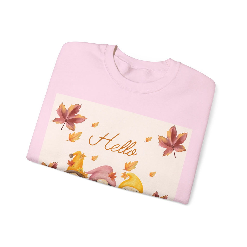 Hello Sunshine Fall Crewneck Sweatshirt, Cozy Autumn Apparel, Unisex Sweatshirt, Perfect for Thanksgiving, Gift for Nature Lovers