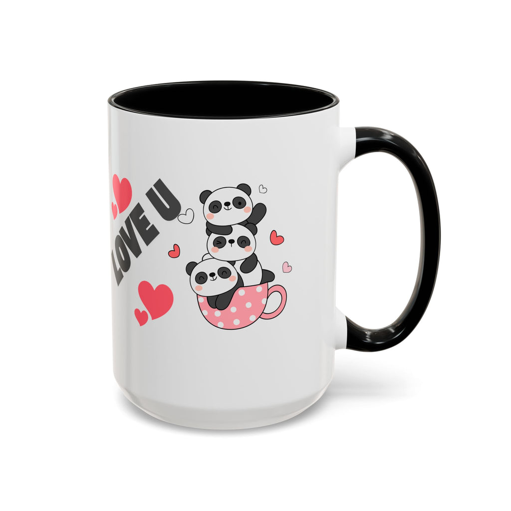 Adorable Panda Love Coffee Mug - Perfect Gift for Couples, Birthdays, Valentine's Day, Cute Kitchen Decor