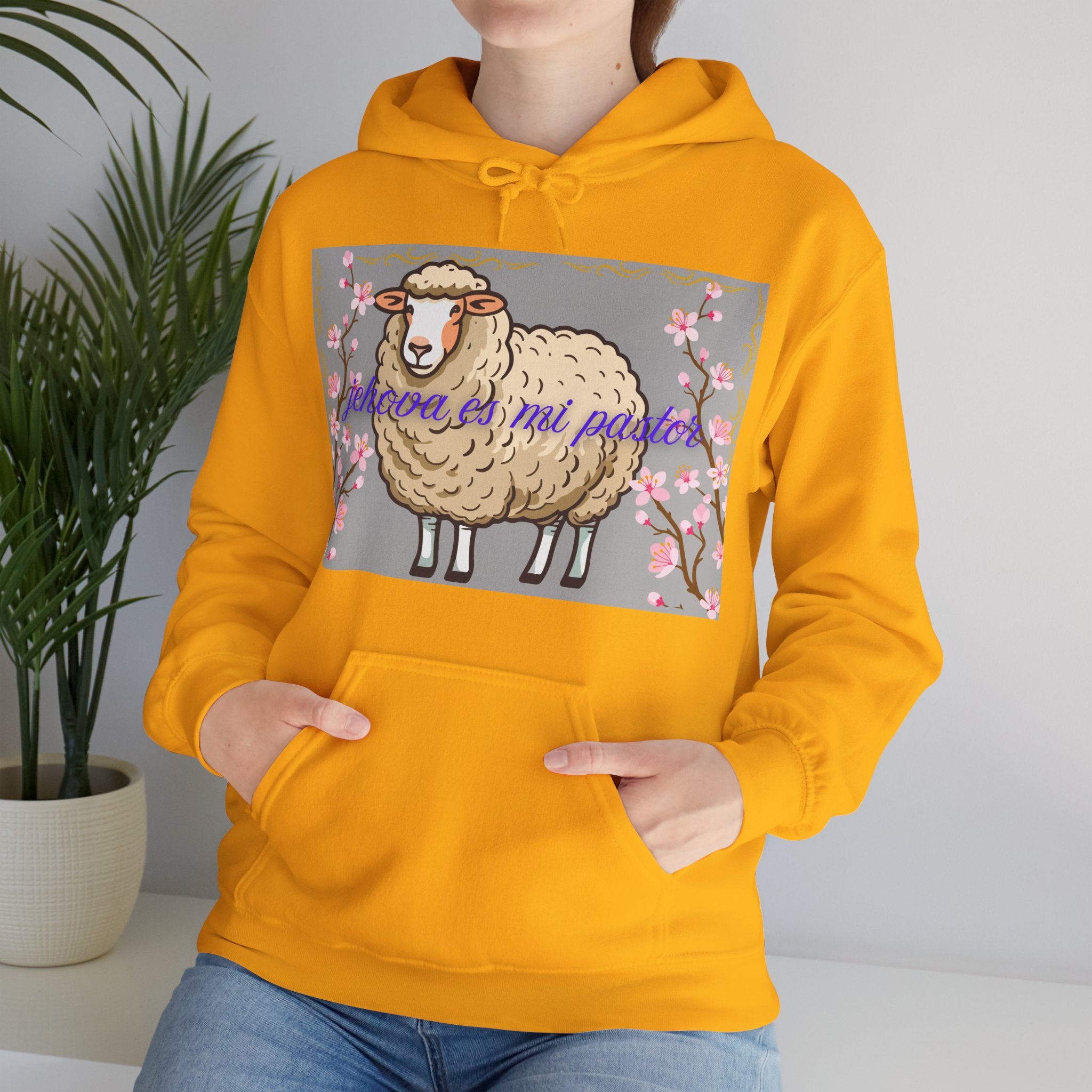 Whimsical Sheep Hoodie - Cozy Unisex Sweatshirt, Cute Gift for Animal Lovers, Spring Fashion, Perfect for Easter, Casual Wear
