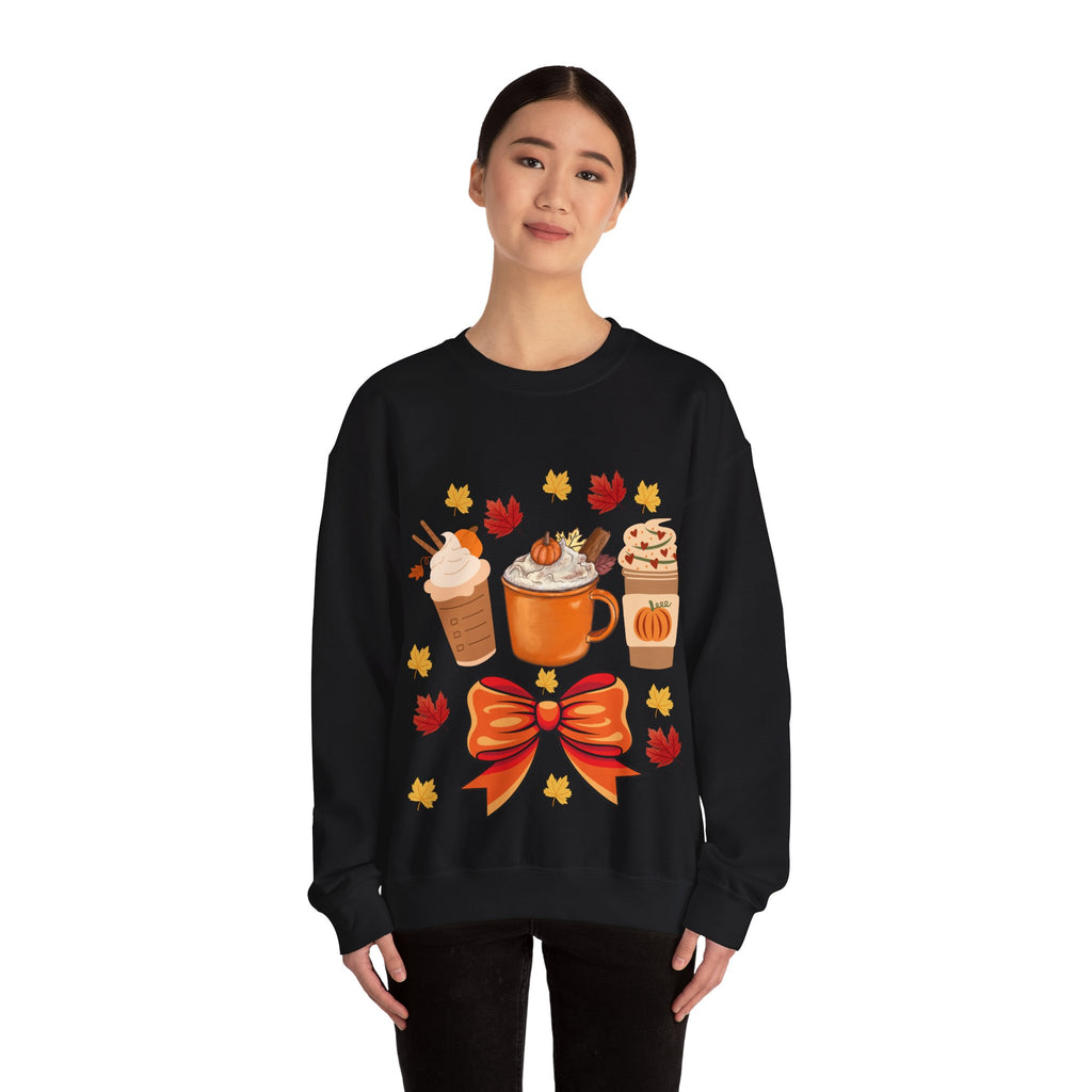 Autumn Vibes Sweatshirt, Cozy Crewneck for Fall, Pumpkin Spice Sweatshirt, Cute Gift for Thanksgiving, Warm Fashion Statement