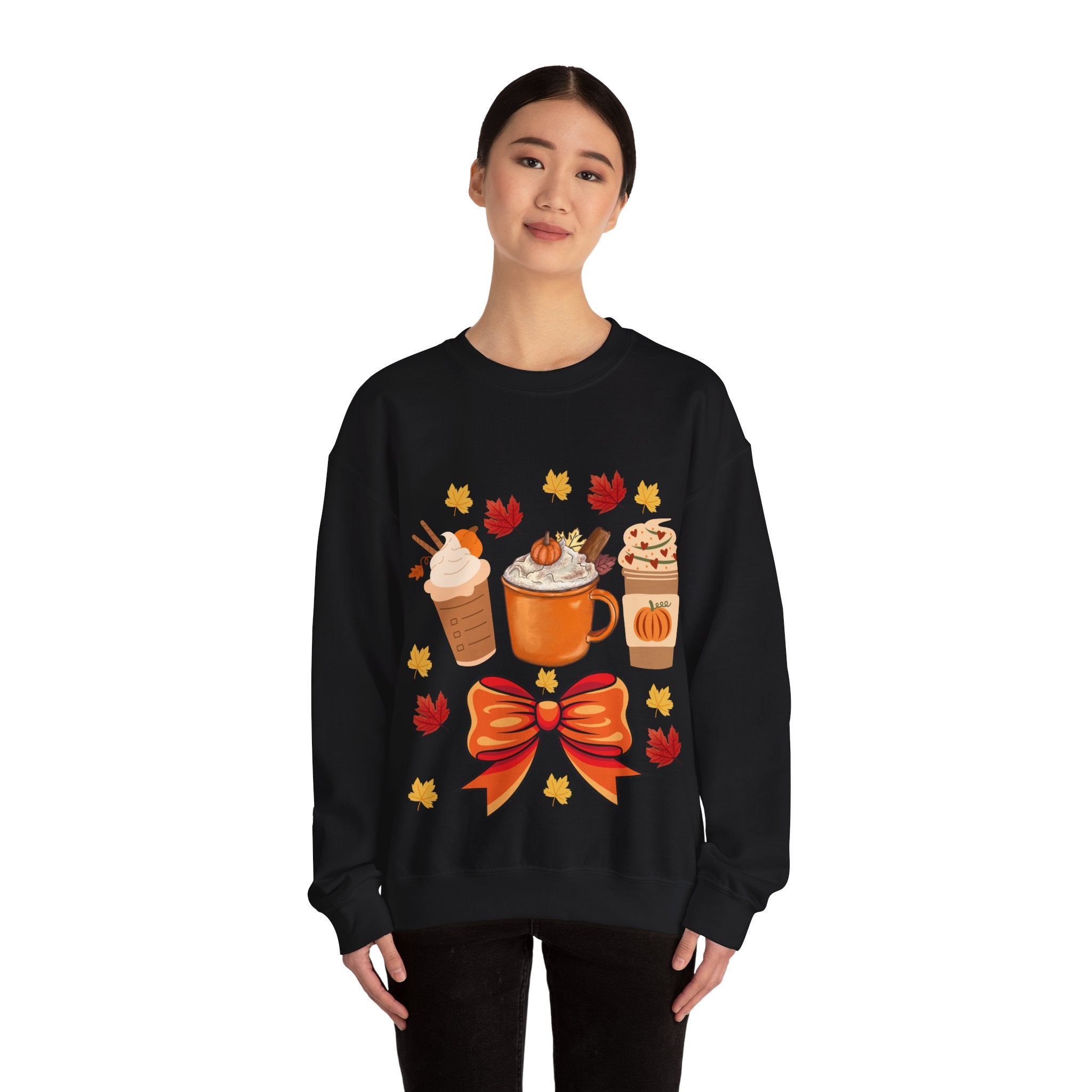 Autumn Vibes Sweatshirt, Cozy Crewneck for Fall, Pumpkin Spice Sweatshirt, Cute Gift for Thanksgiving, Warm Fashion Statement