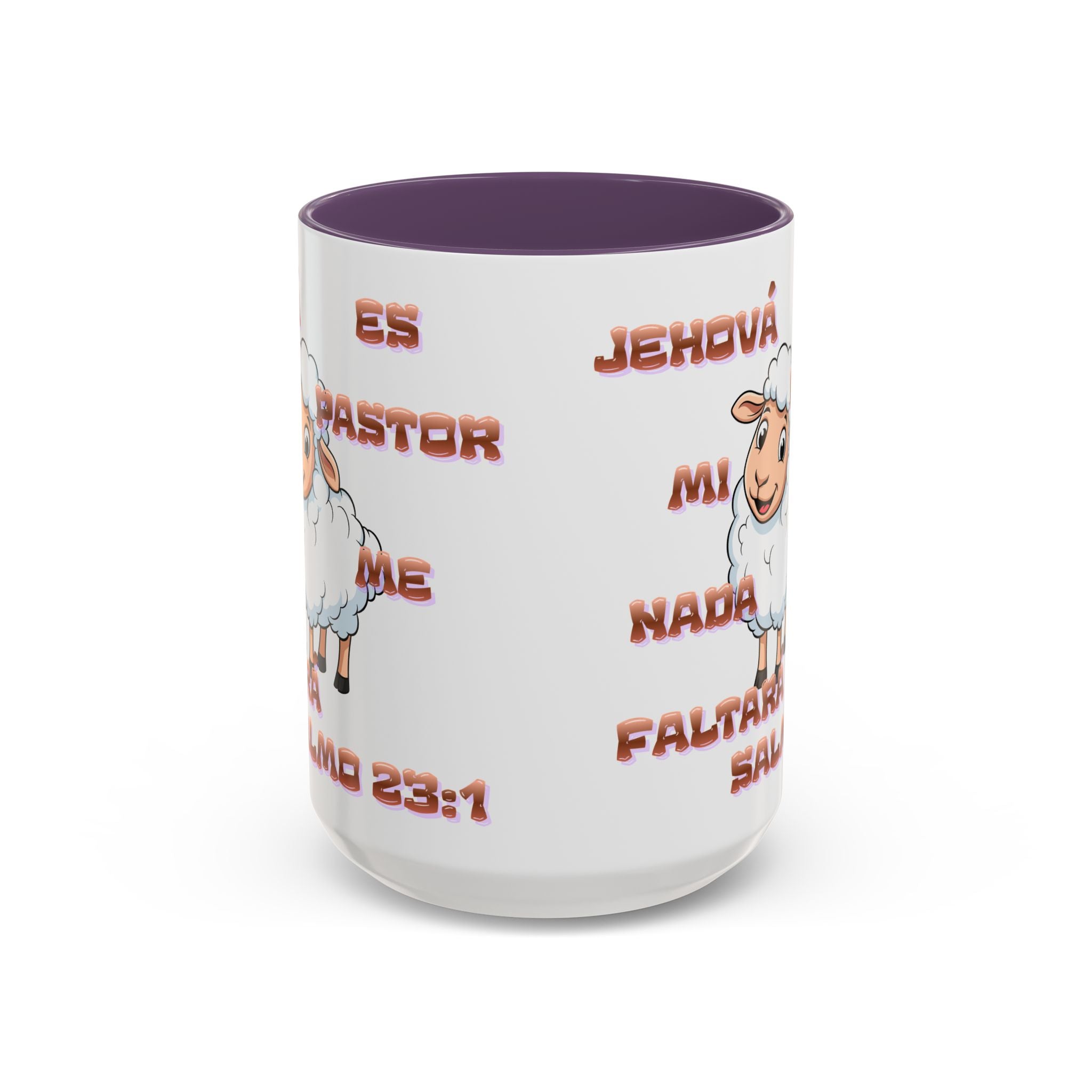 Jehová Es Mi Pastor Coffee Mug — Salmo 23:1 Spanish Christian Accent Mug