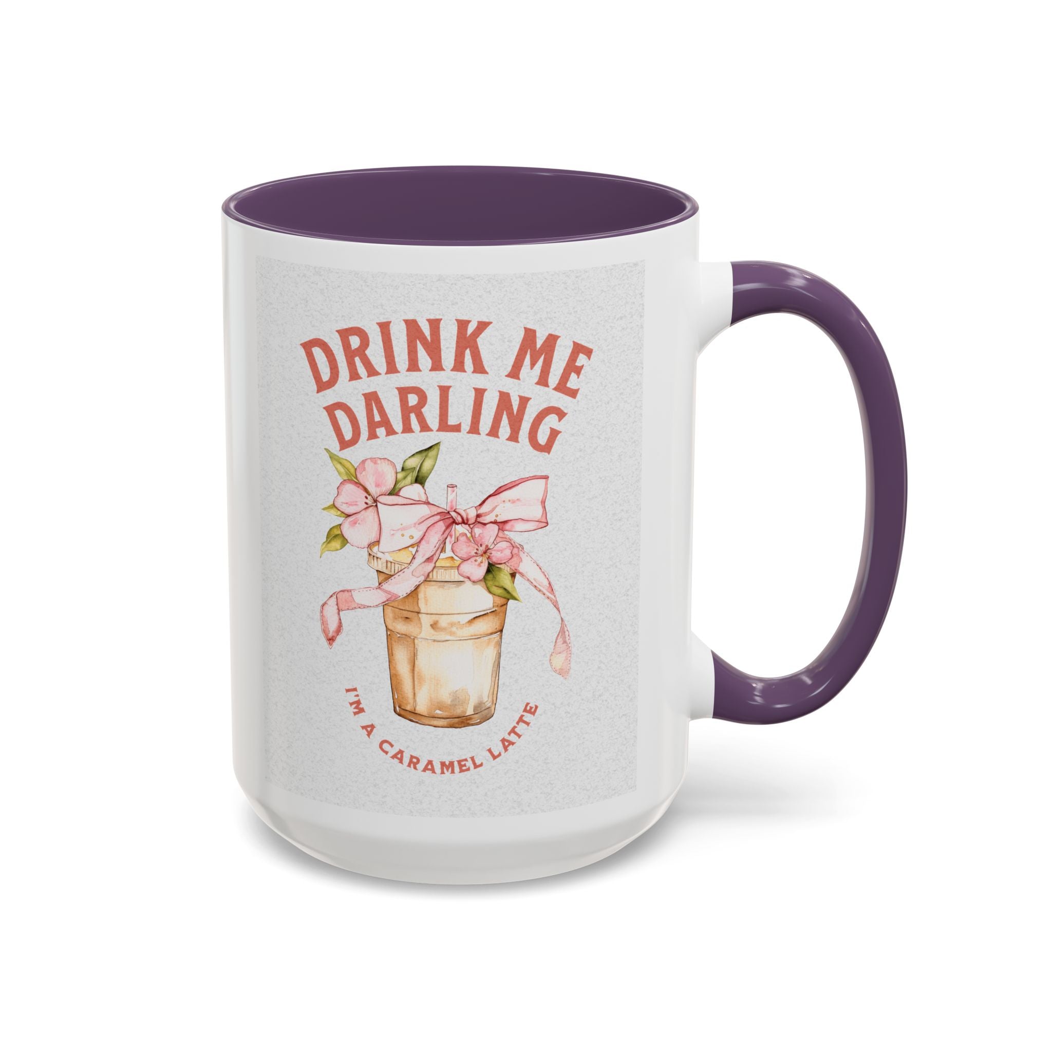 Darling Caramel Latte Coffee Mug - Fun Accent Design for Coffee Lovers