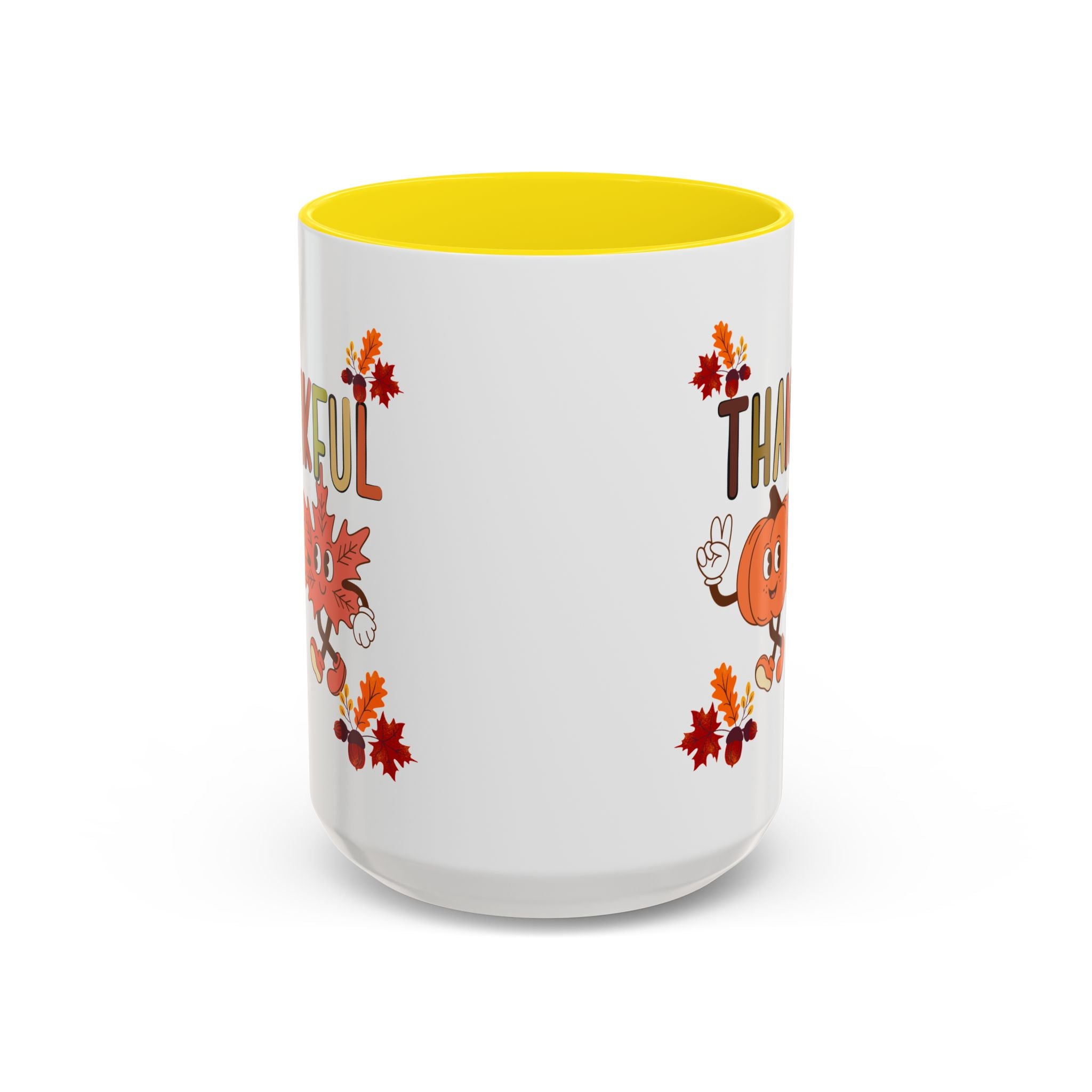 Gratitude Coffee Mug, Thankful Autumn Ceramic Cup, Thanksgiving Gift, Seasonal Drinkware, Fall Decor