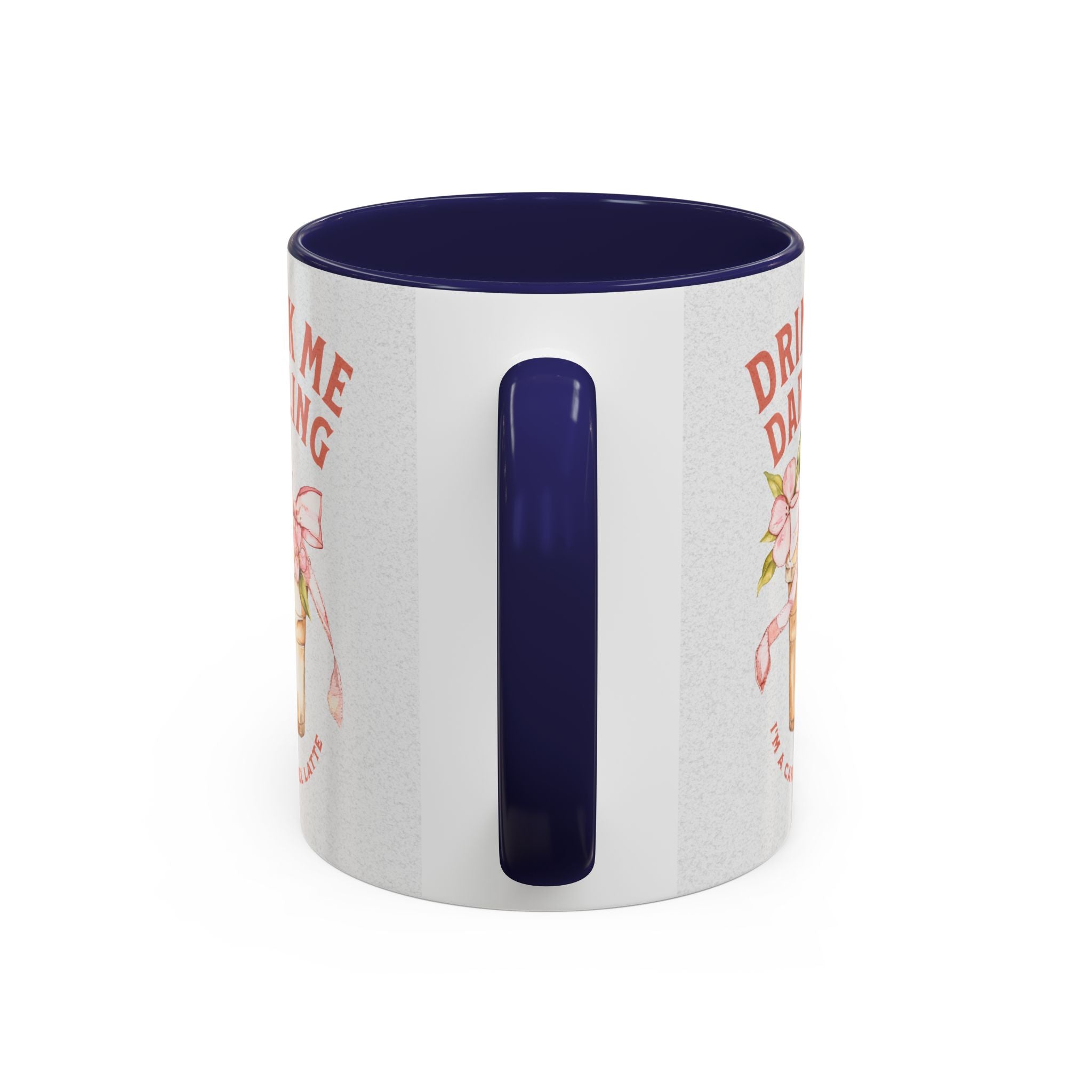 Darling Caramel Latte Coffee Mug - Fun Accent Design for Coffee Lovers