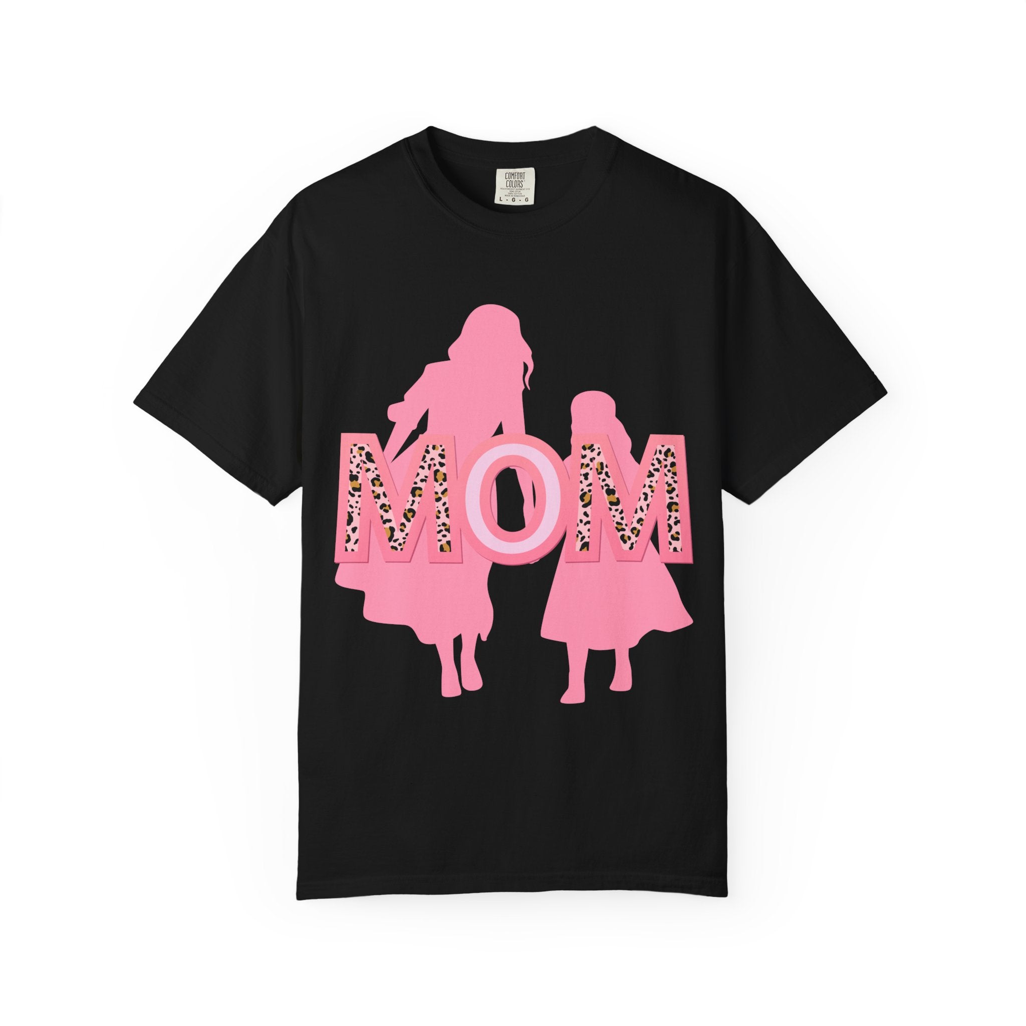 Mom & Me Garment-Dyed T-shirt, Cute Matching Tees, Mother's Day Gift, Family Outing Shirt, Mommy Daughter Outfit, Trendy Casual Wear
