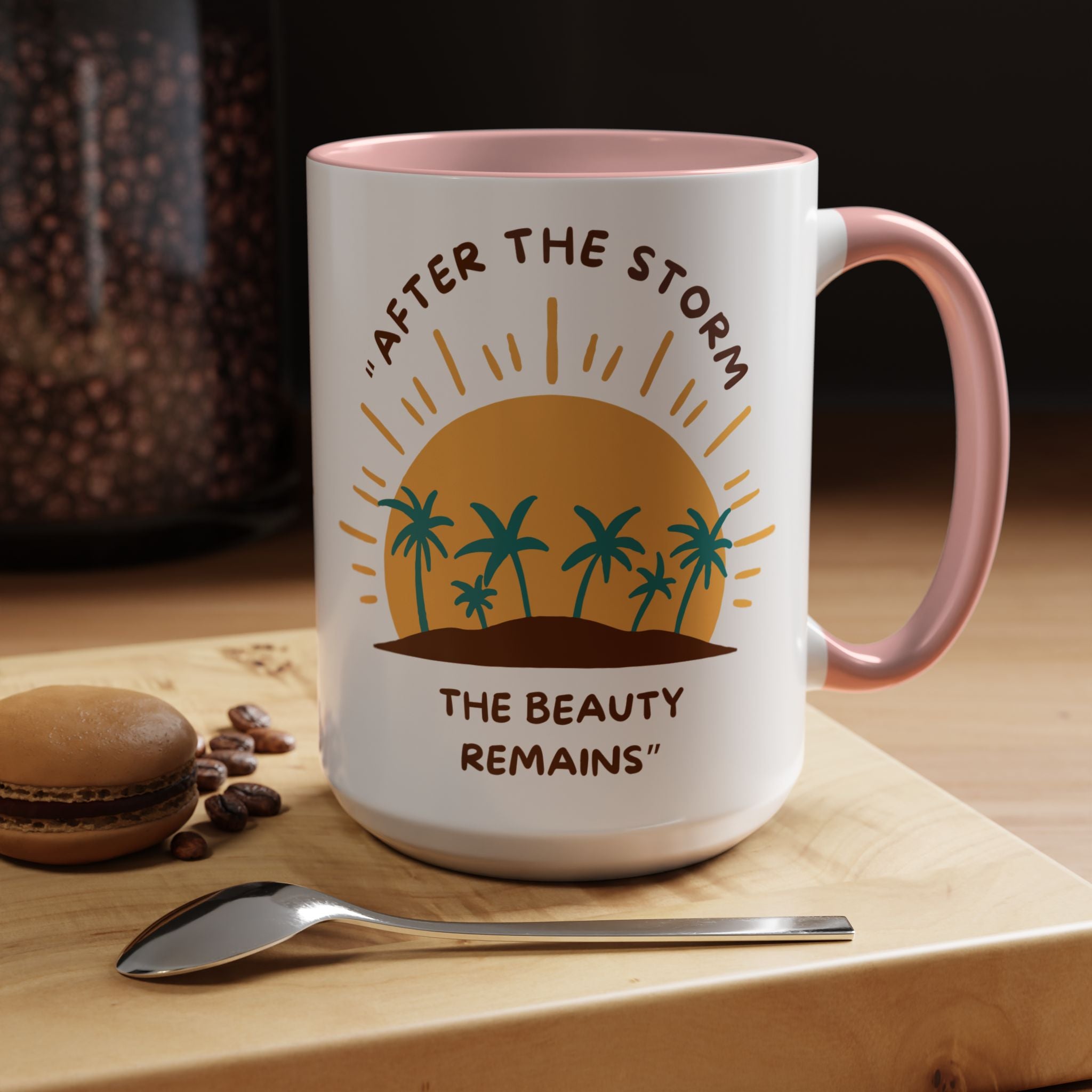 Inspirational Coffee Mug, Coffee Lover Gift, Motivational Ceramic Mug, Beach Decor, Tropical Kitchen Accessories, Home Office Mug, [...]